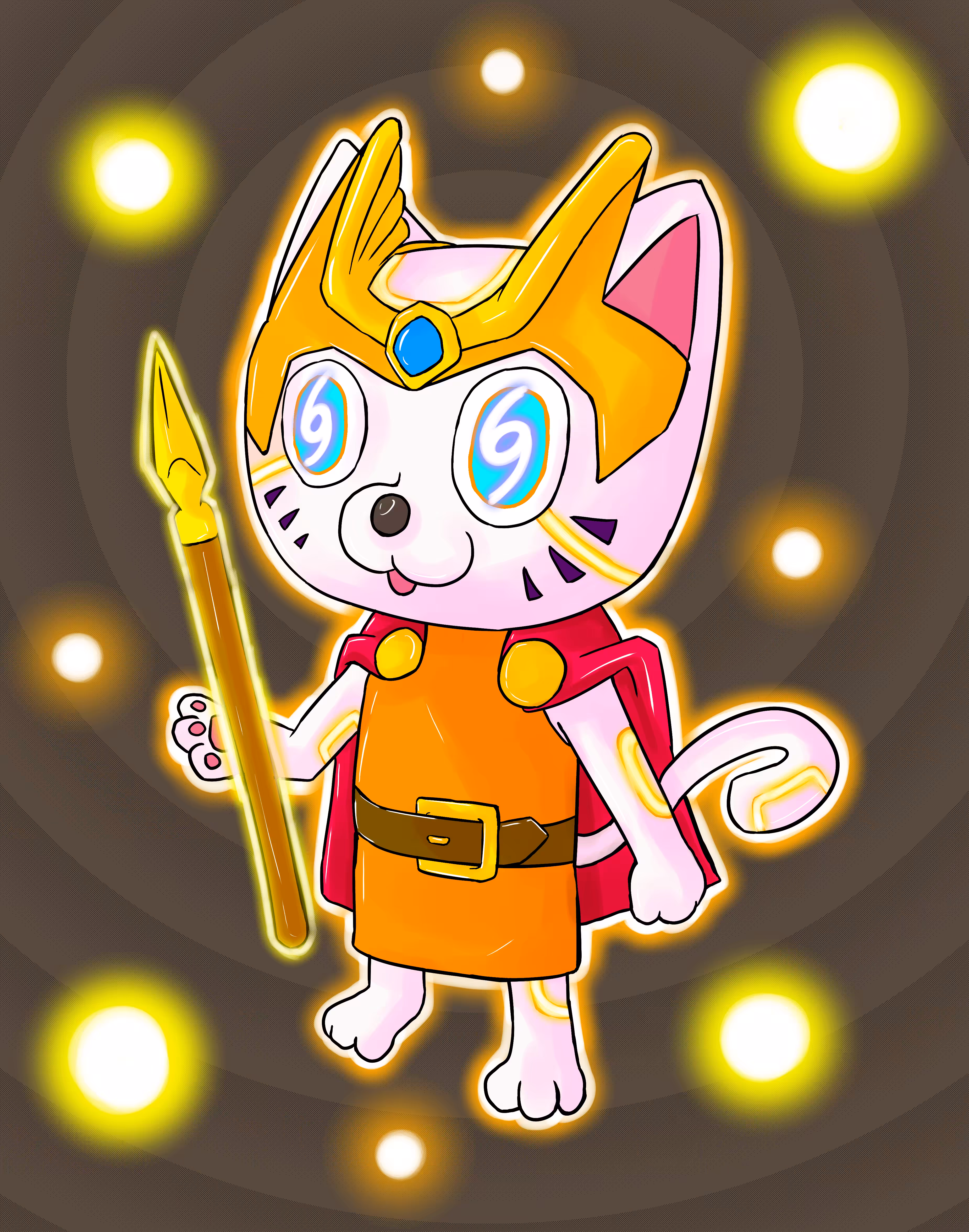 Cyber cat Odin