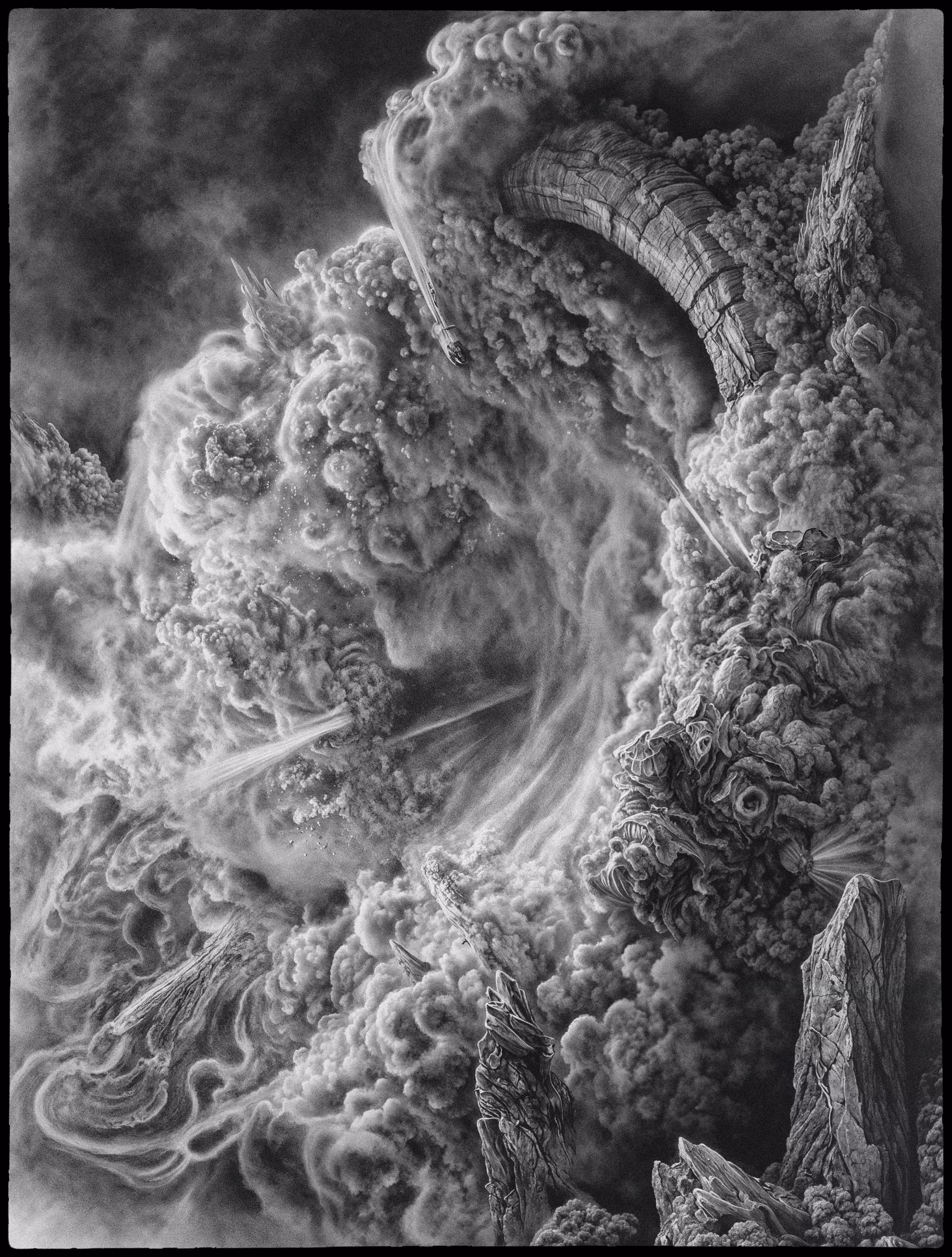"Deflagration of Hell" - piece no. 005