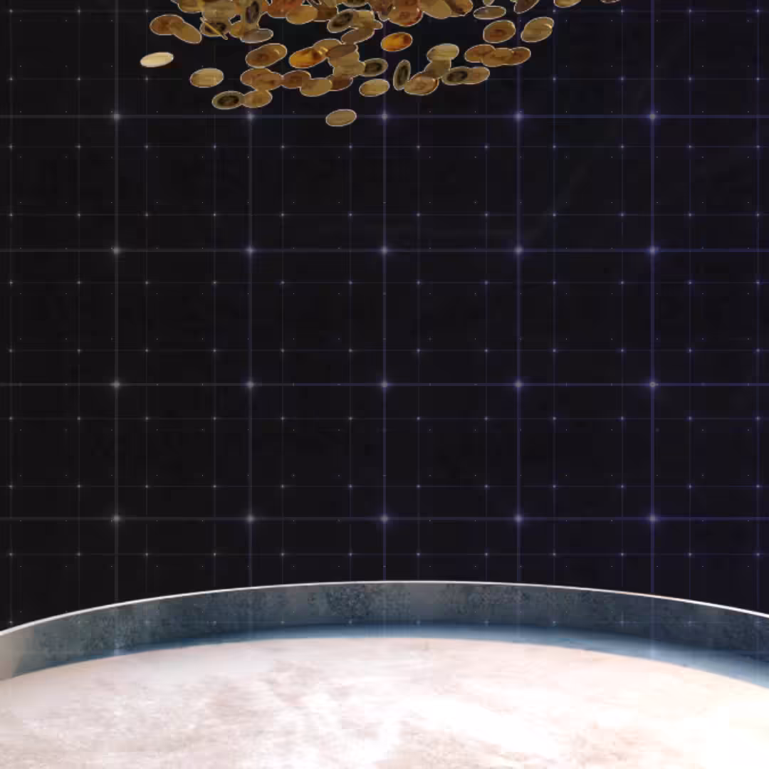 crypto coin rain