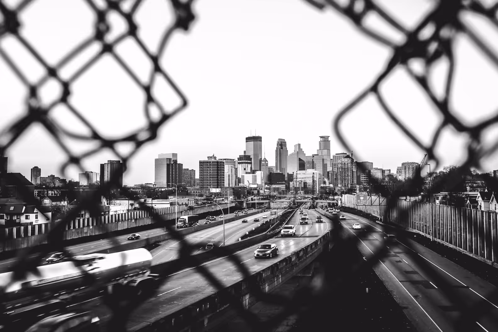 Minneapolis in B&W