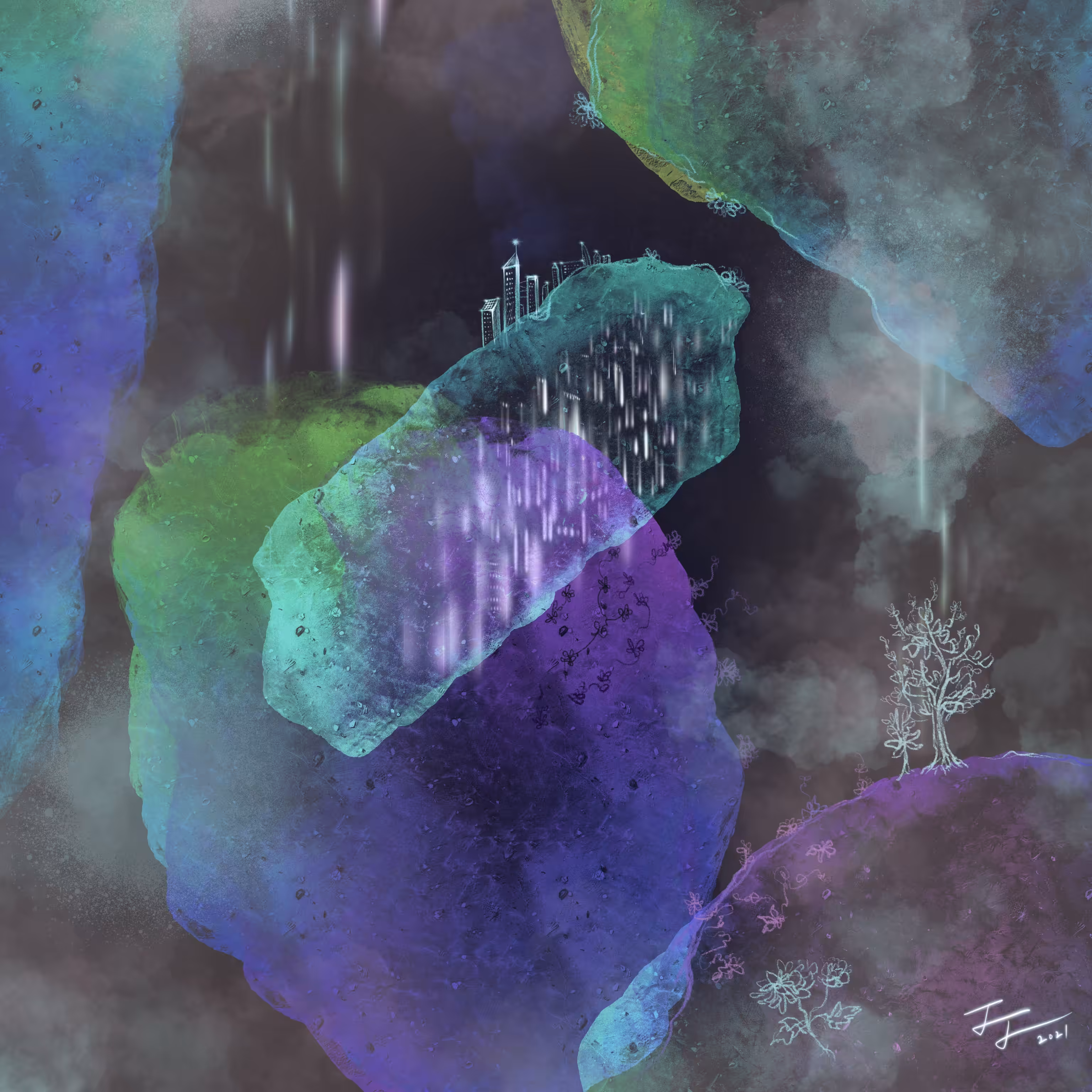 City on the Asteroid