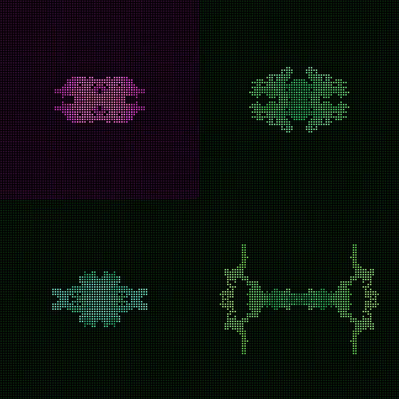 Dither Creatures 2x2 #111
