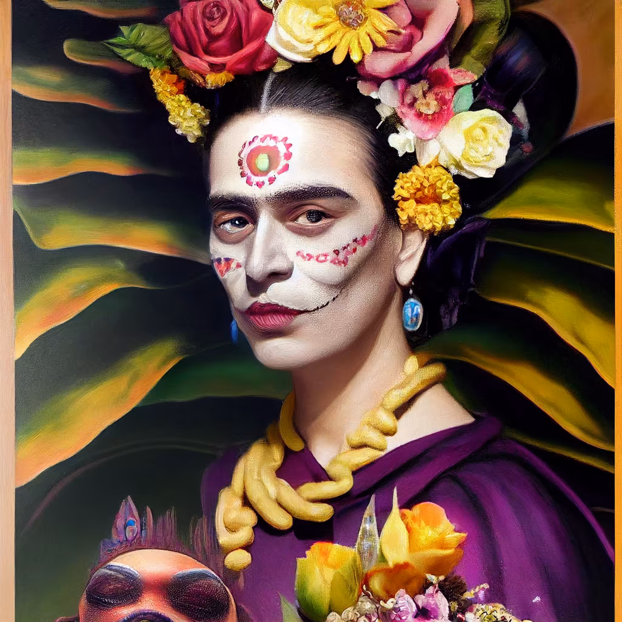 Celebrity Sugar Skulls - Frida