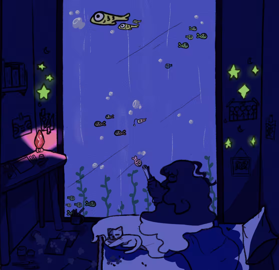 Though I'm far away, I know I'll stay right there with you.