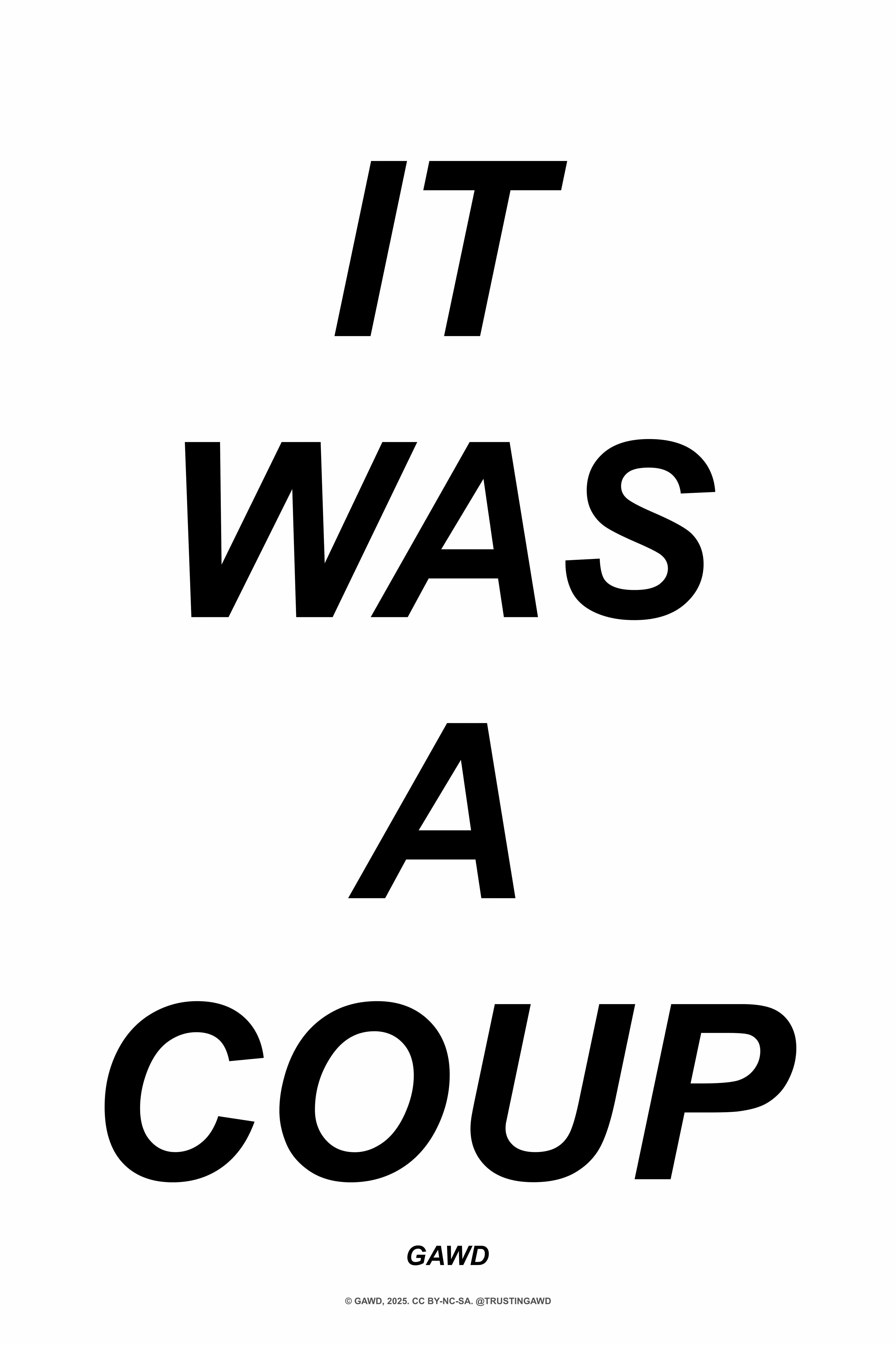 IT WAS A COUP (w)
