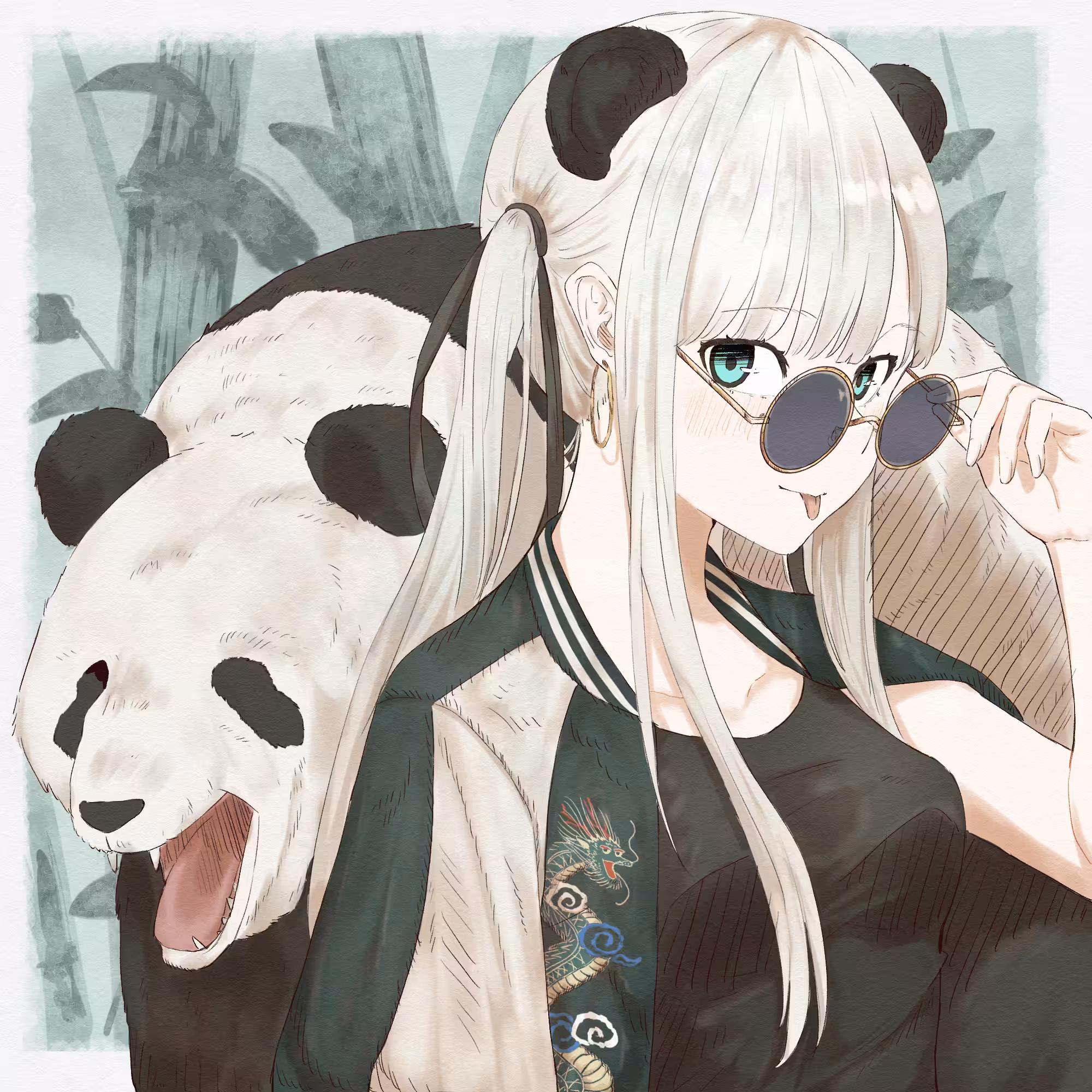 Furry Girl 009"bad panda girl"