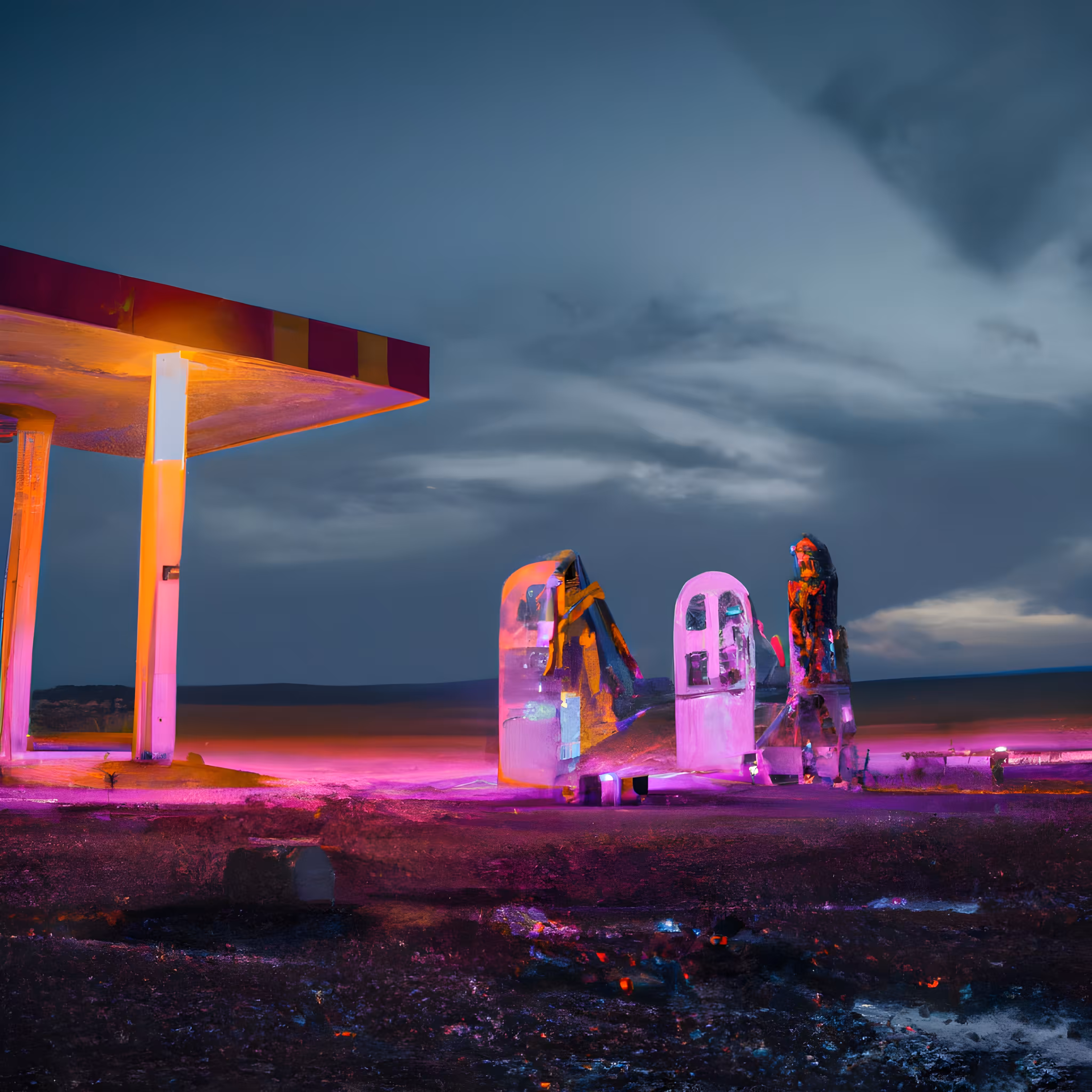 Meeting at the gas station #1