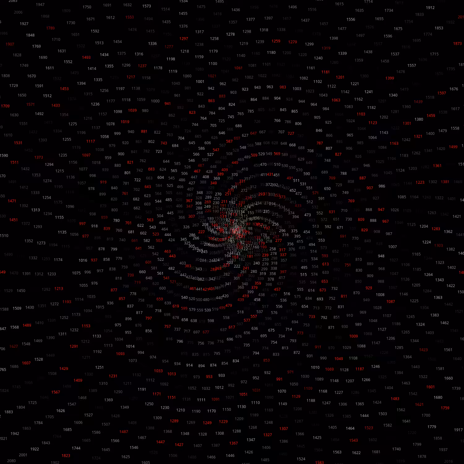 Polar Plot of Numbers #54