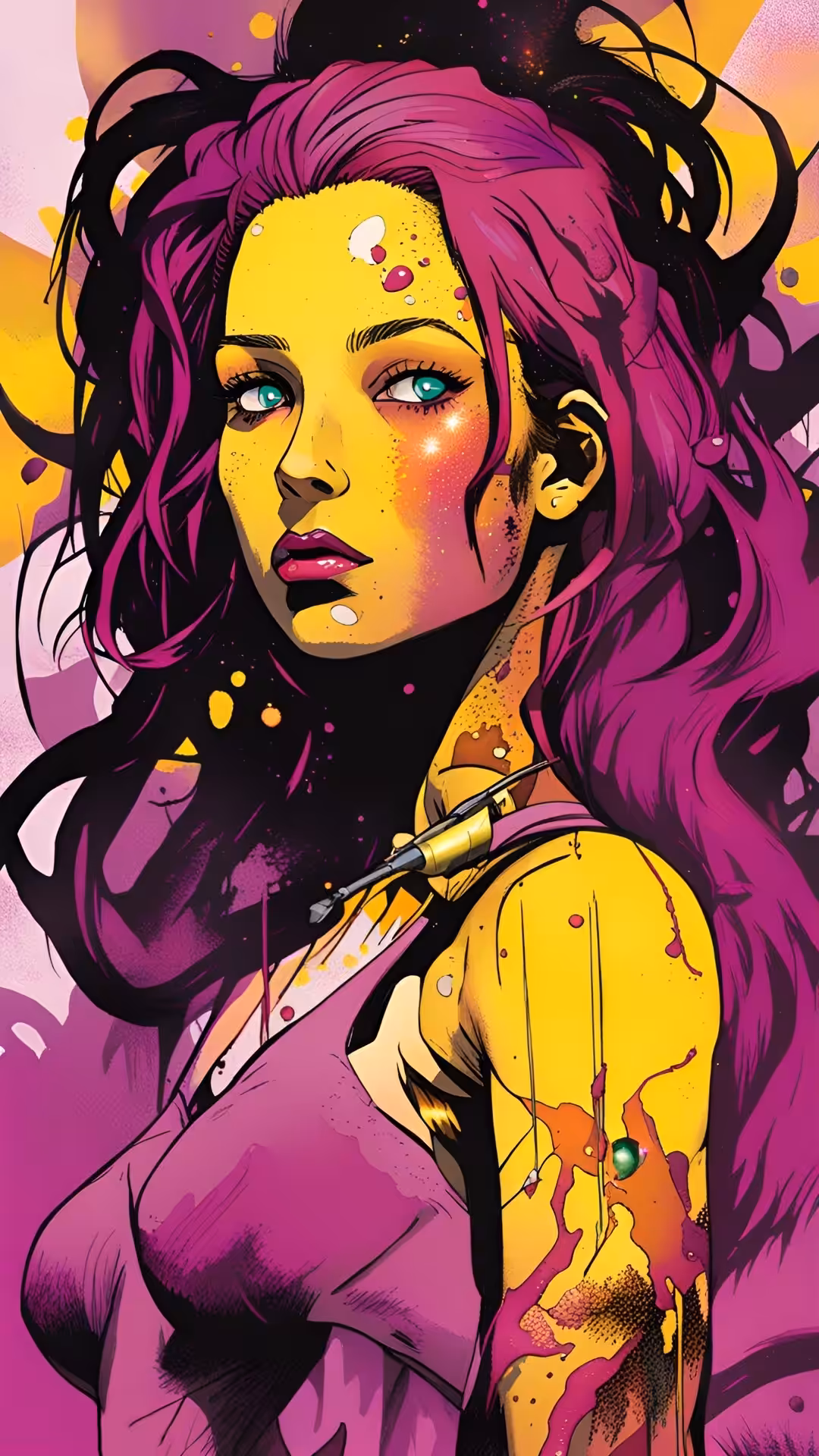 Magenta Girl#1