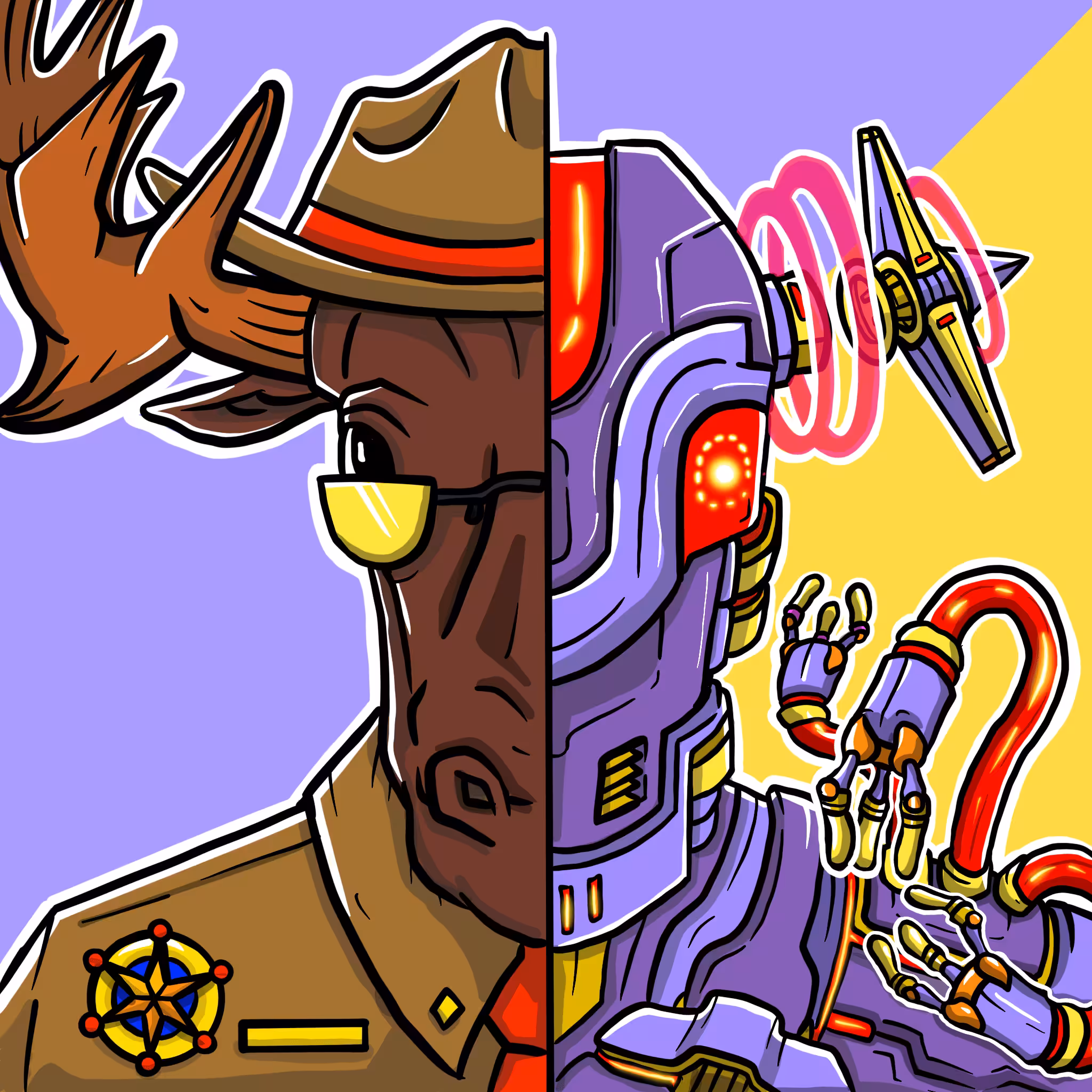 Mirror Zoo: Moose /Cyborg (Epic)