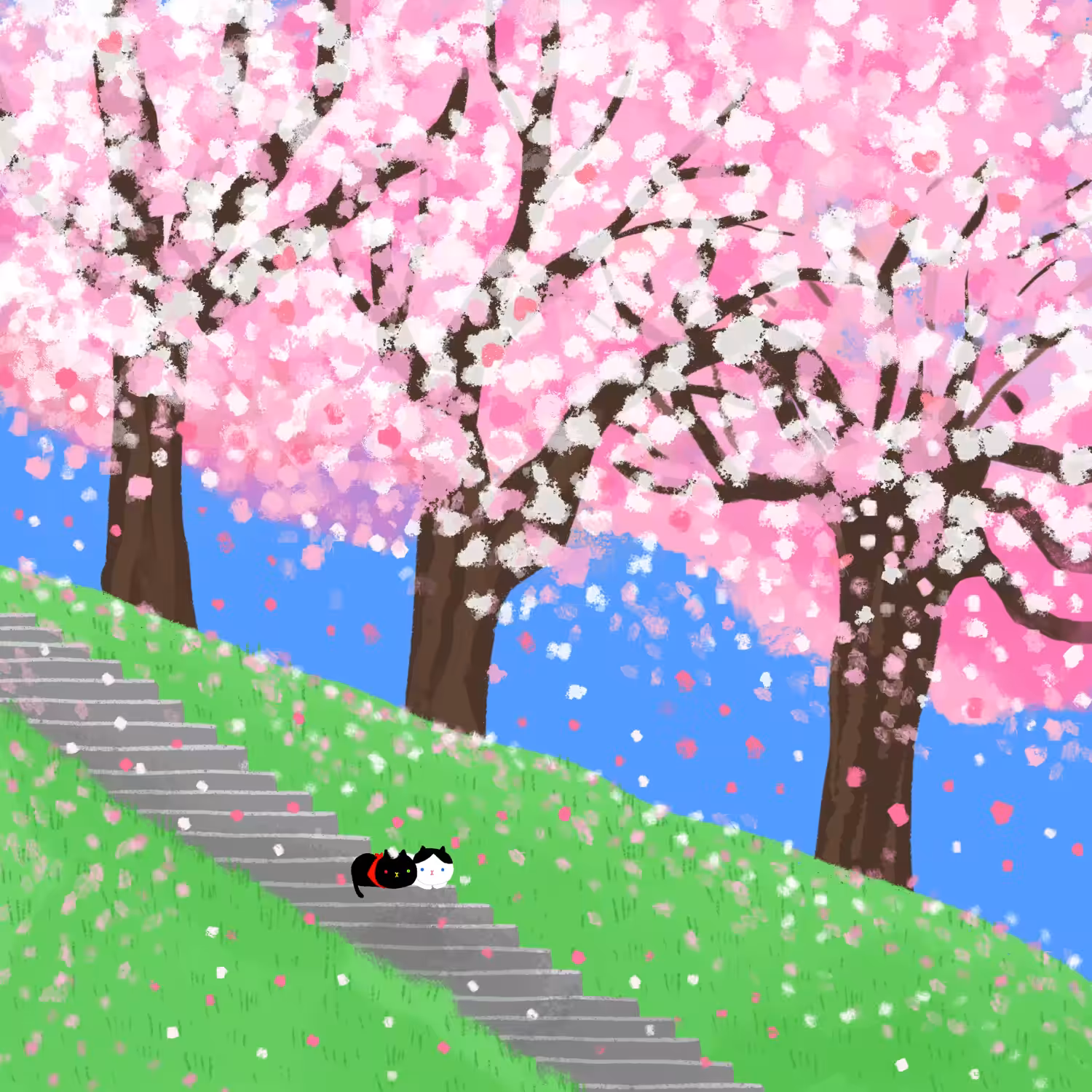 Under the Cherry Blossom tree 🌸
