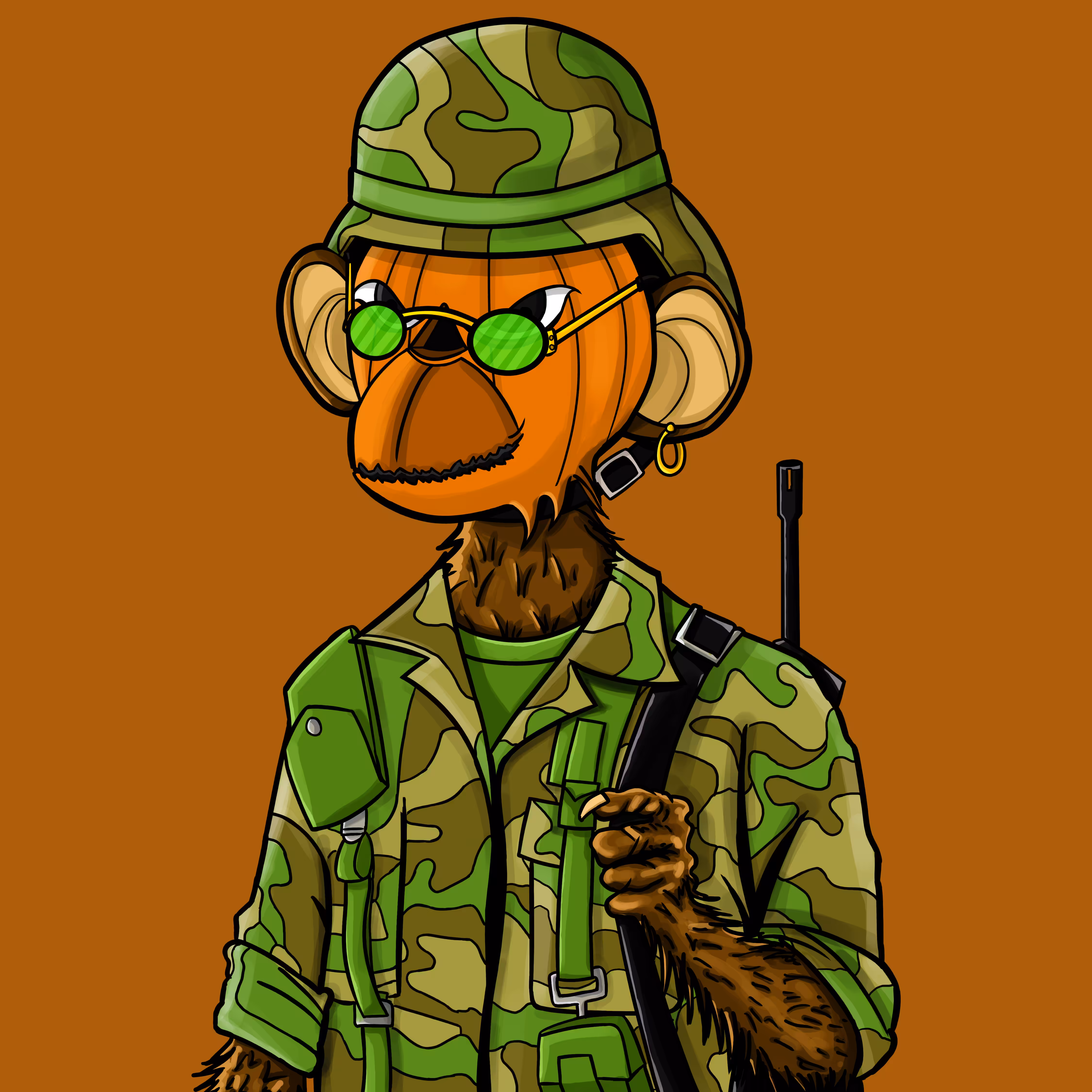 Pumpkin Ape #001 