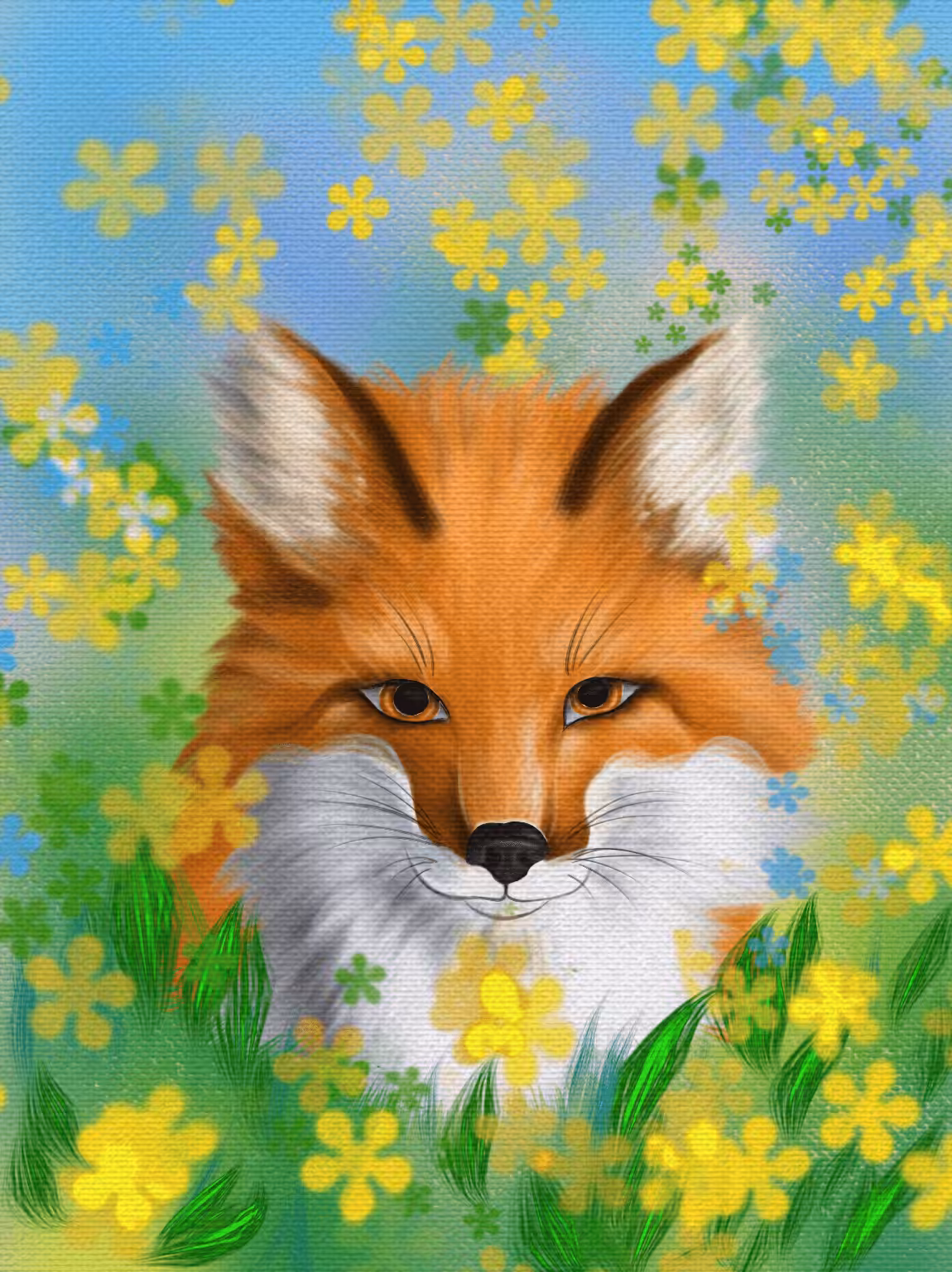 Spring fox