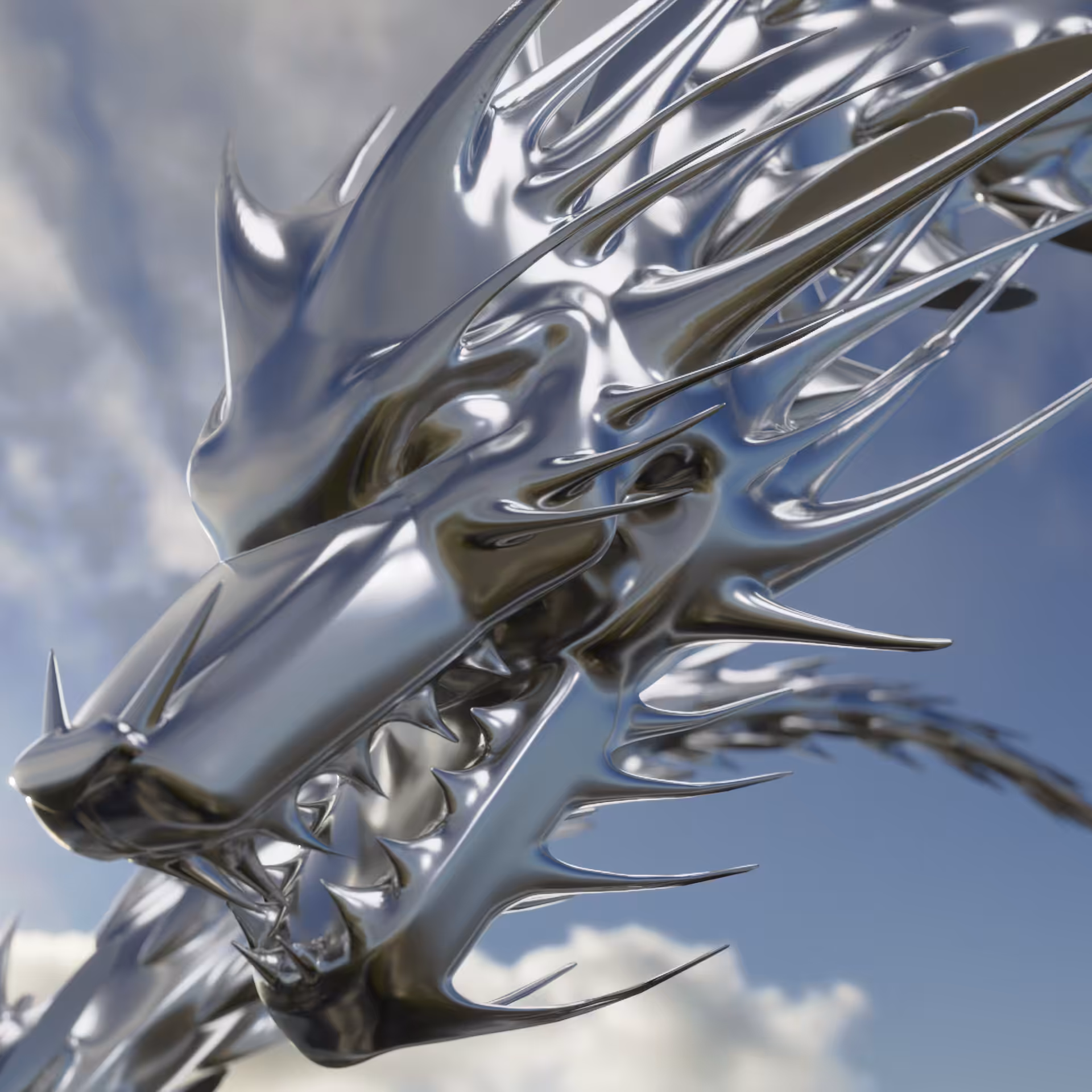 A CHROME PORTRAIT FOR A CHROME DRAGON