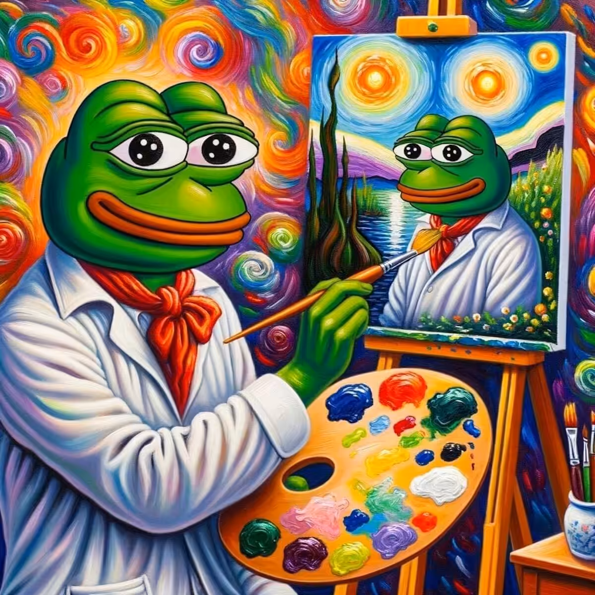World Of Pepe 🐸: Pepe the Painter