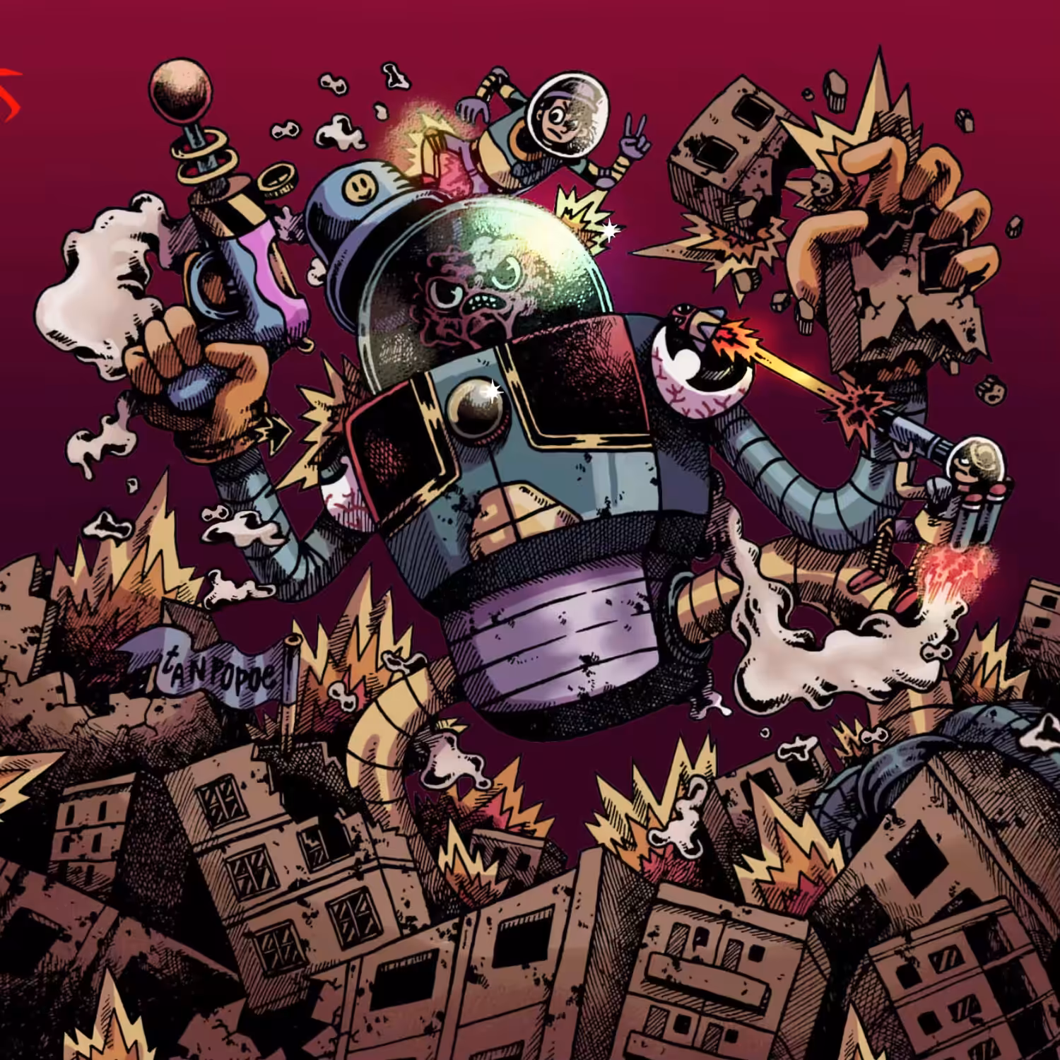 ROBOT BRAIN WAR WITH TANPOPOE BOYS