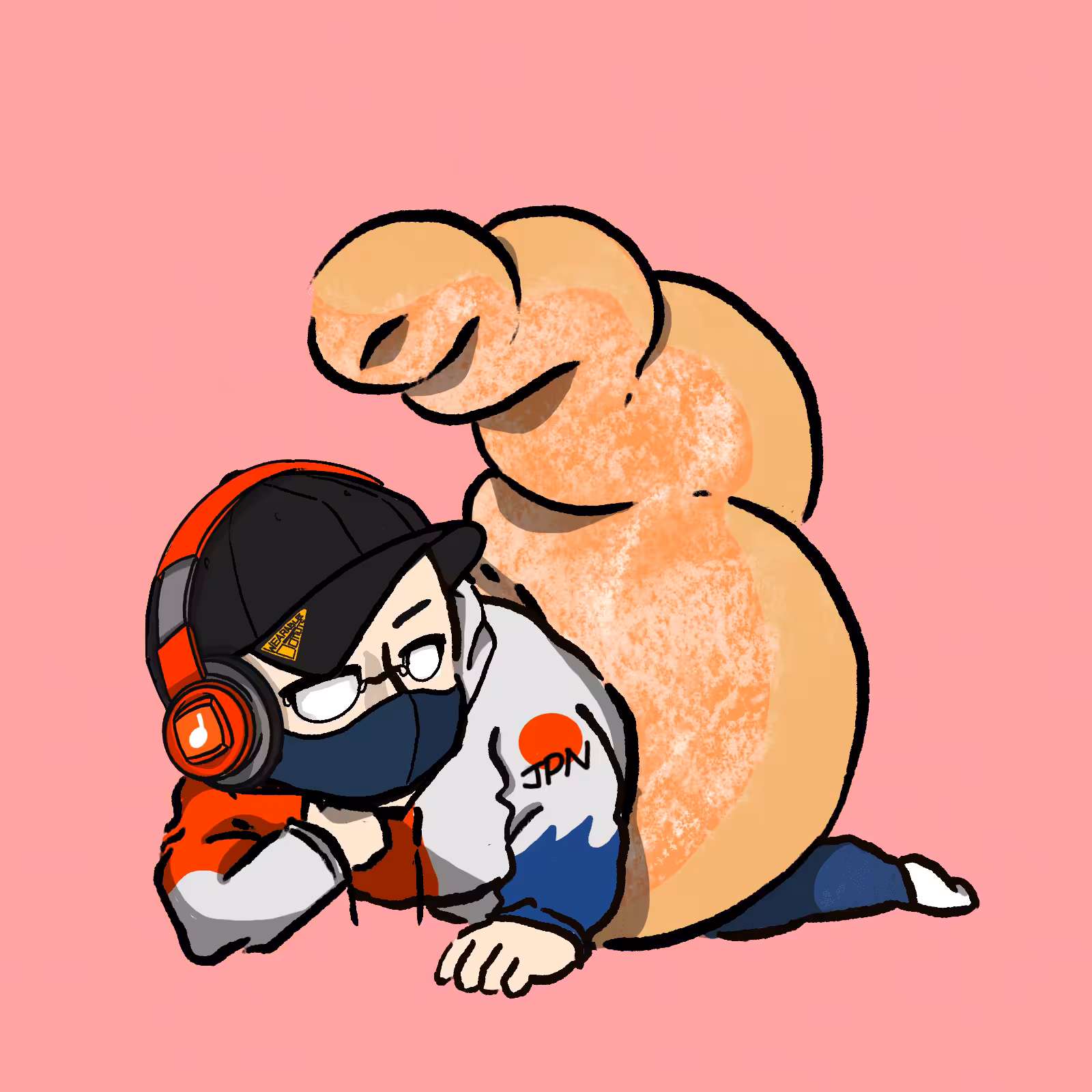 Daily life in donuts for JPN