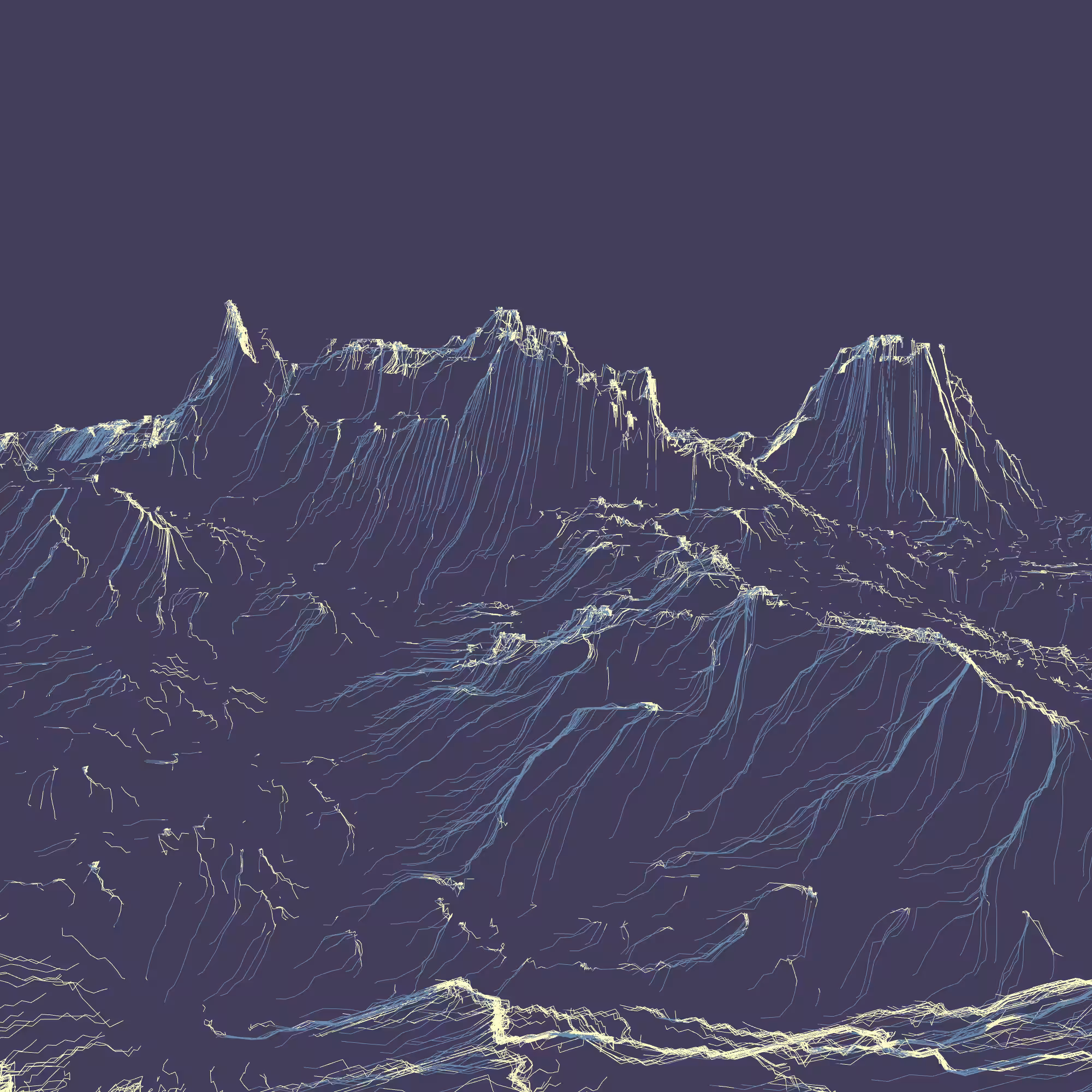 Ridge Scribbles #8