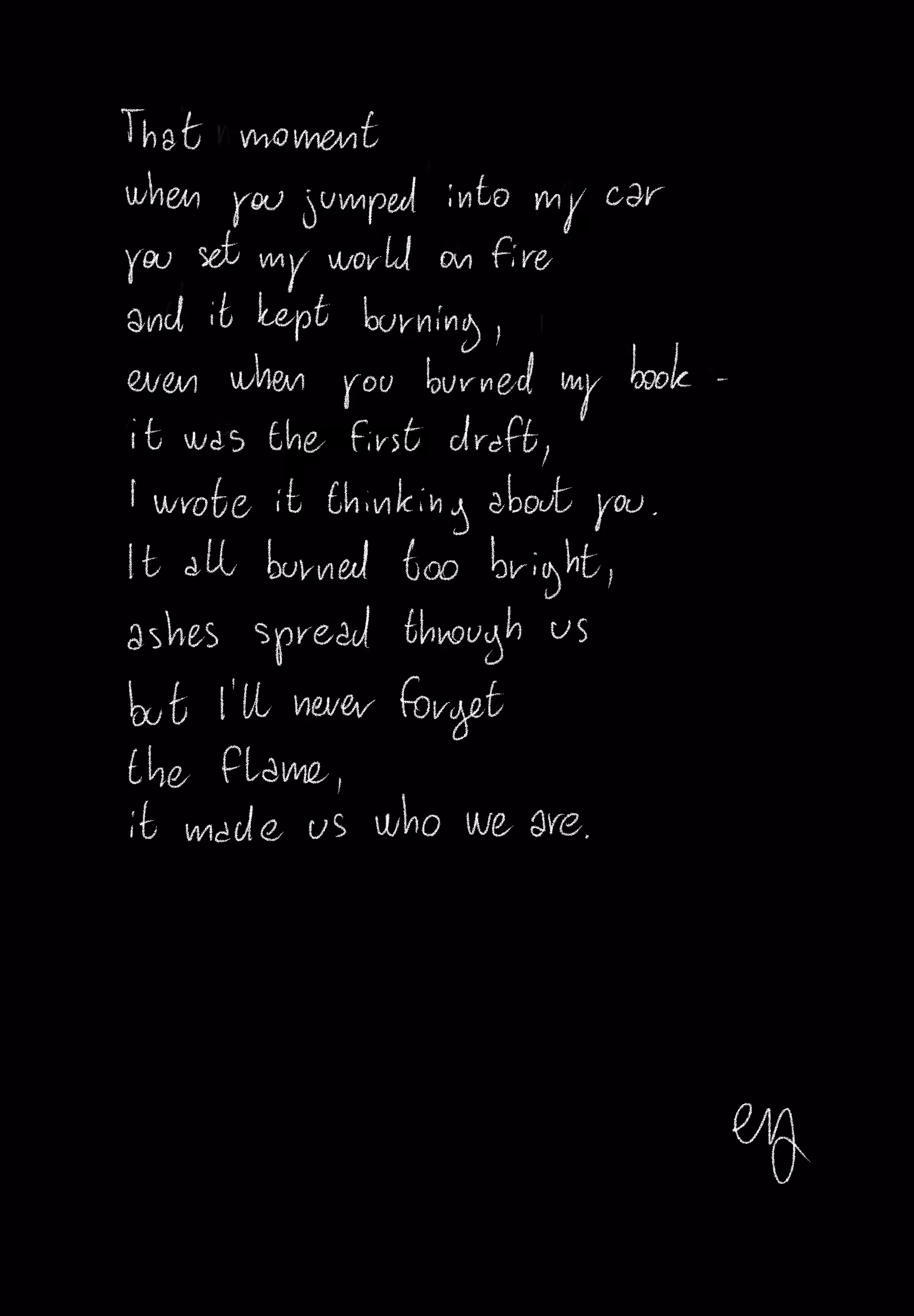 The flame