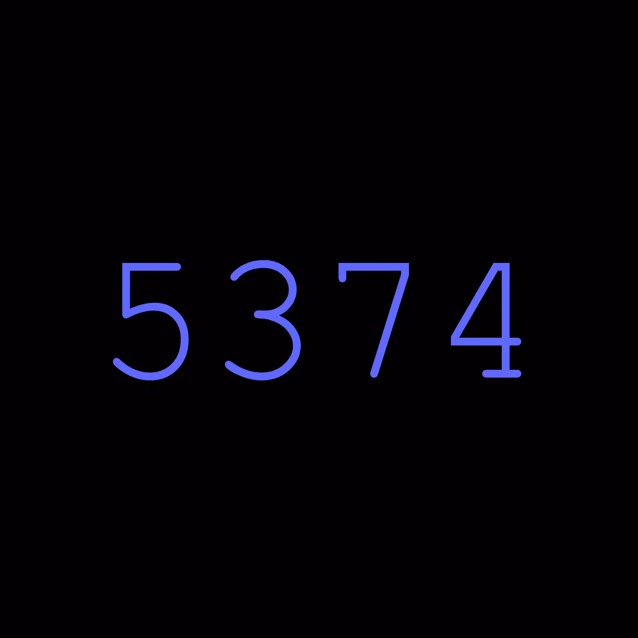 5374
