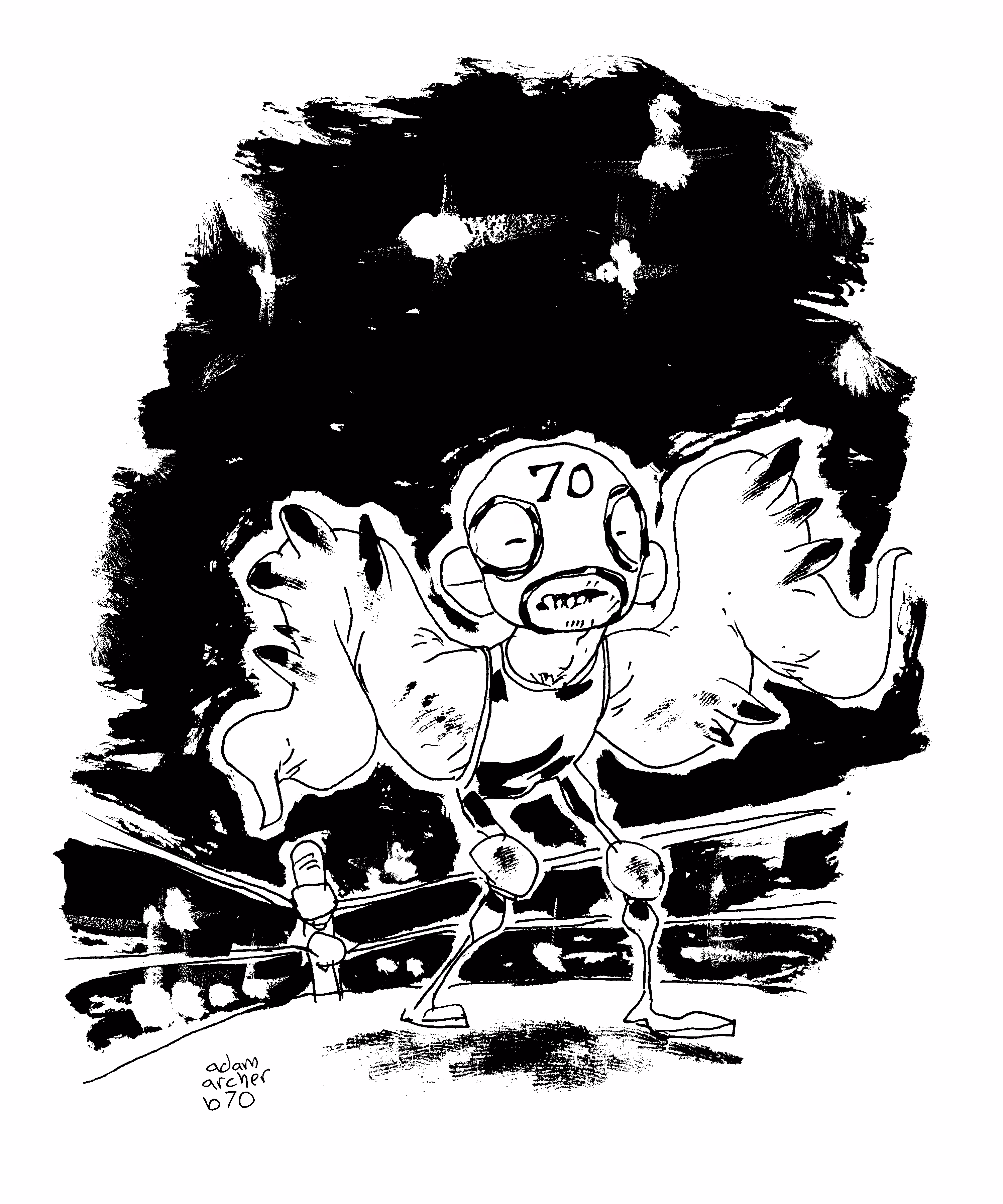 adam archer's doodles: black series 070