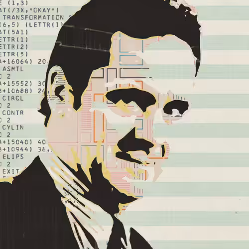 THE GENERATIVE PORTRAIT COLLECTION OF ROBERT MALLARY: Generative Portrait of Robert Mallary #398