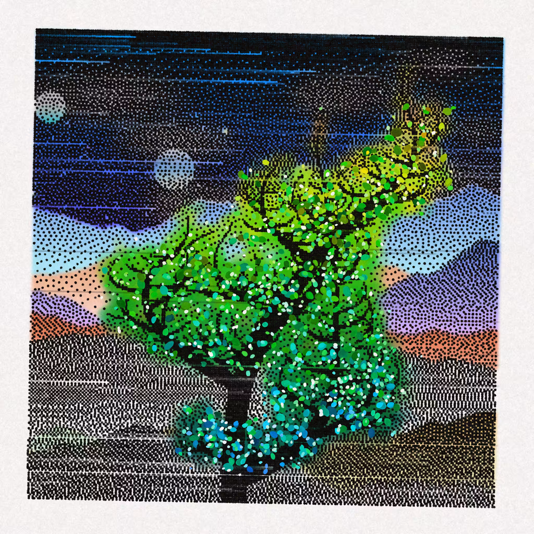Dithered Branches #153