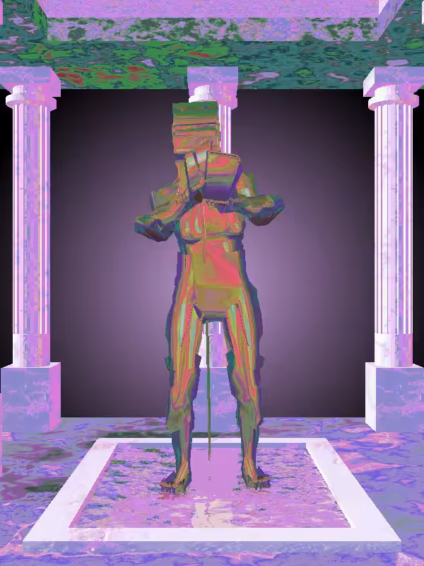 HeavenComputer: The Cheering Old Bronze Woman #1205