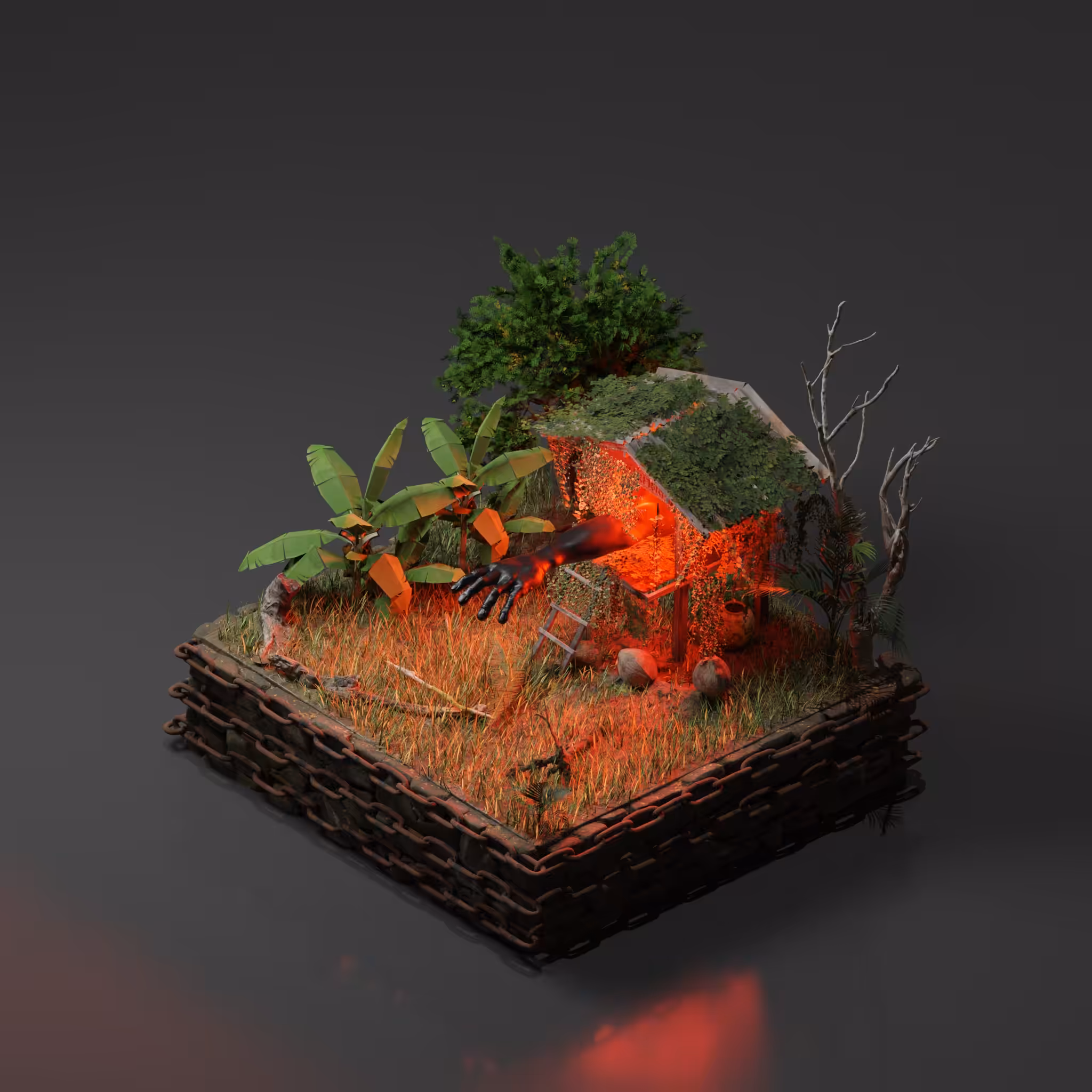 Architecture Diorama: Spirit Containment House
