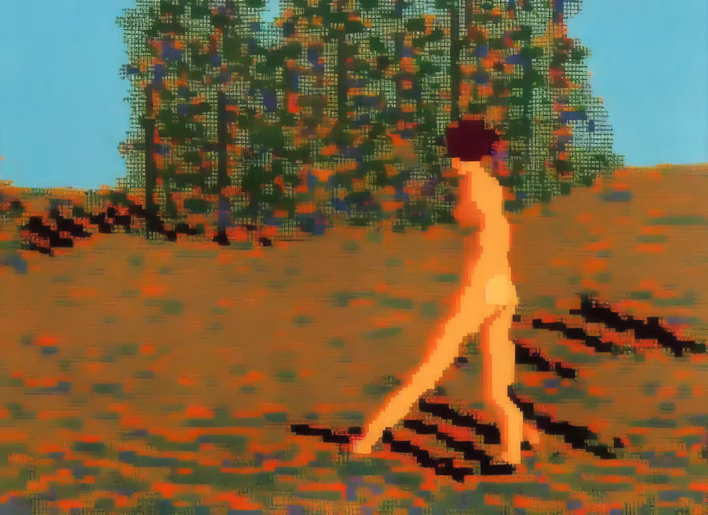 Girl at Boy Beach