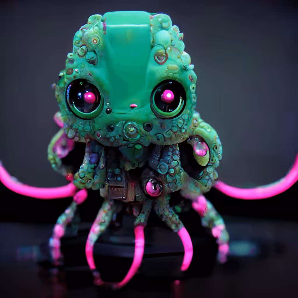 Cyberpunk journey: Mr octopus