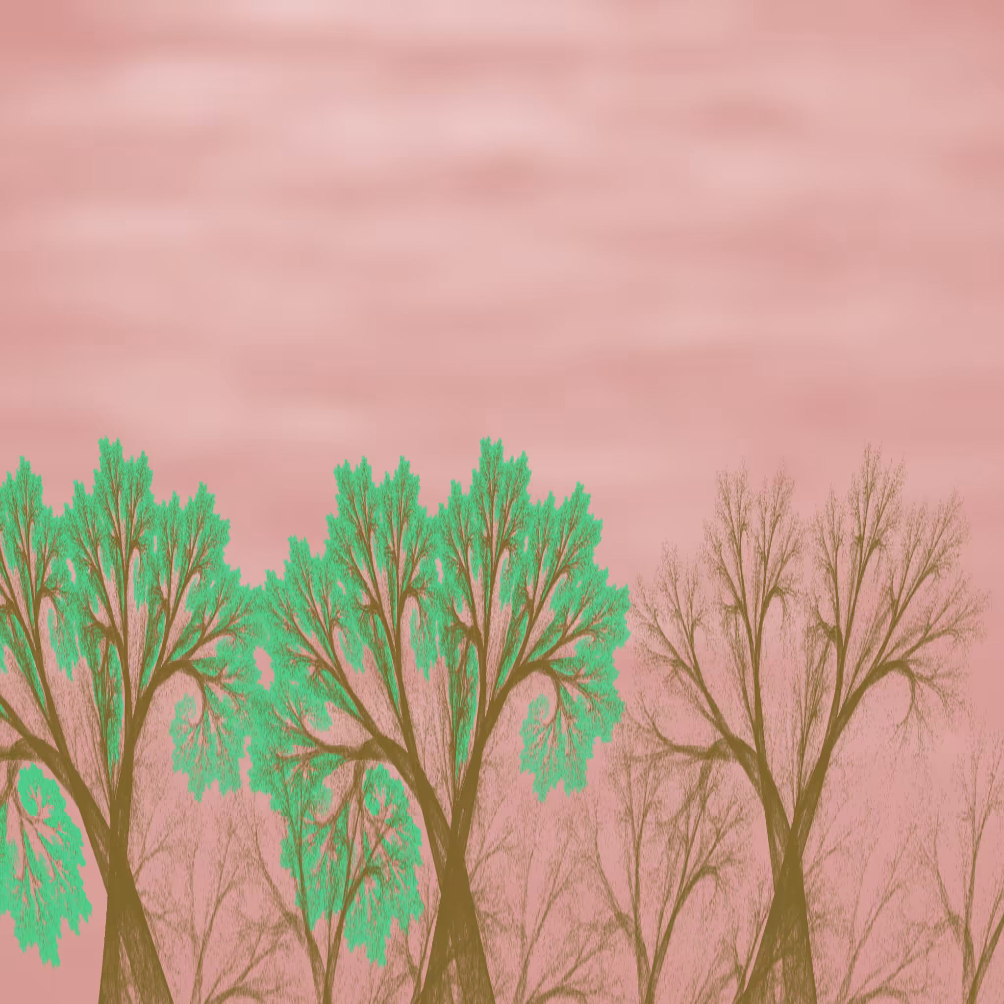 Chaotic Treescape #9