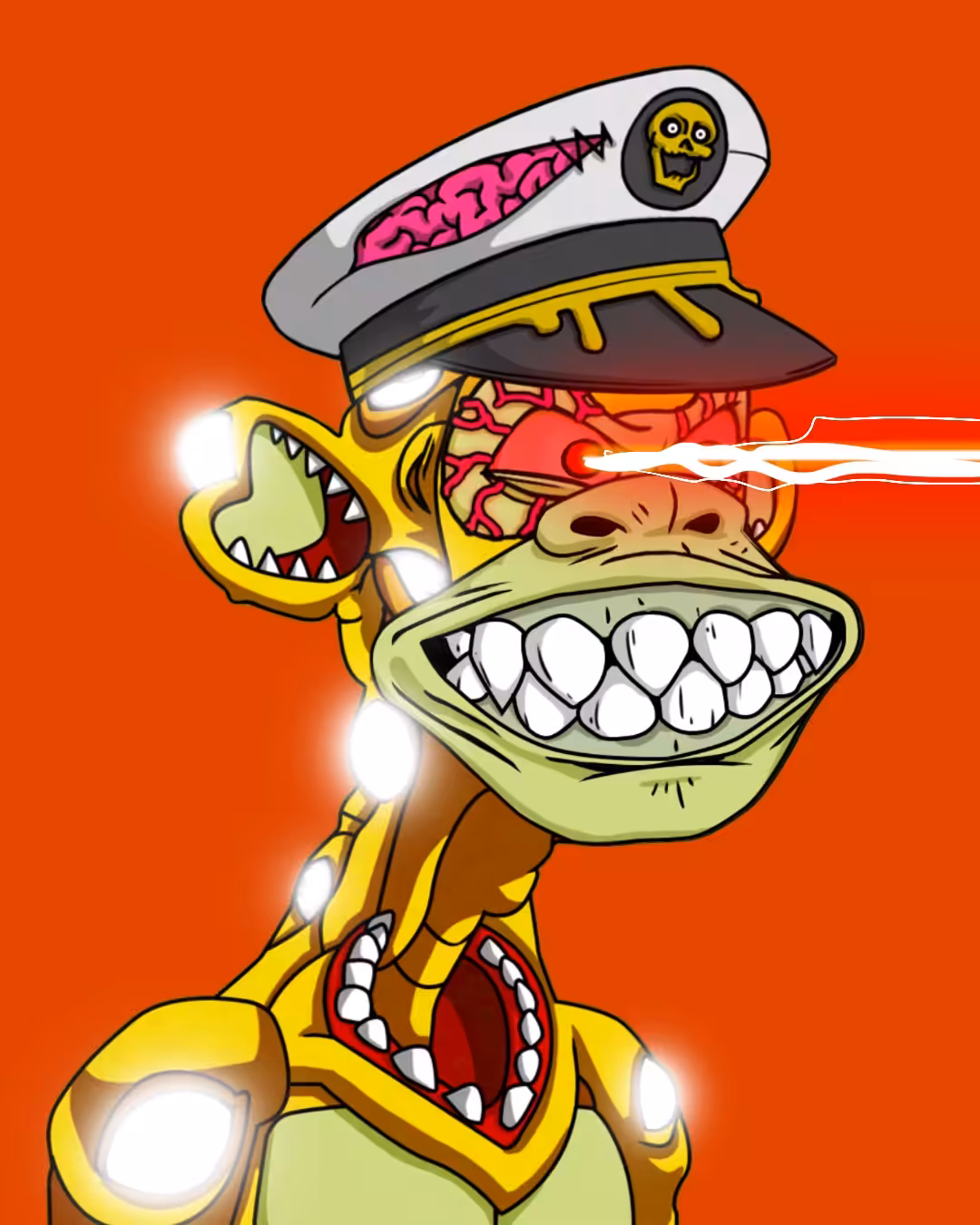 Mutant Laser Saylor Ape #2194 
