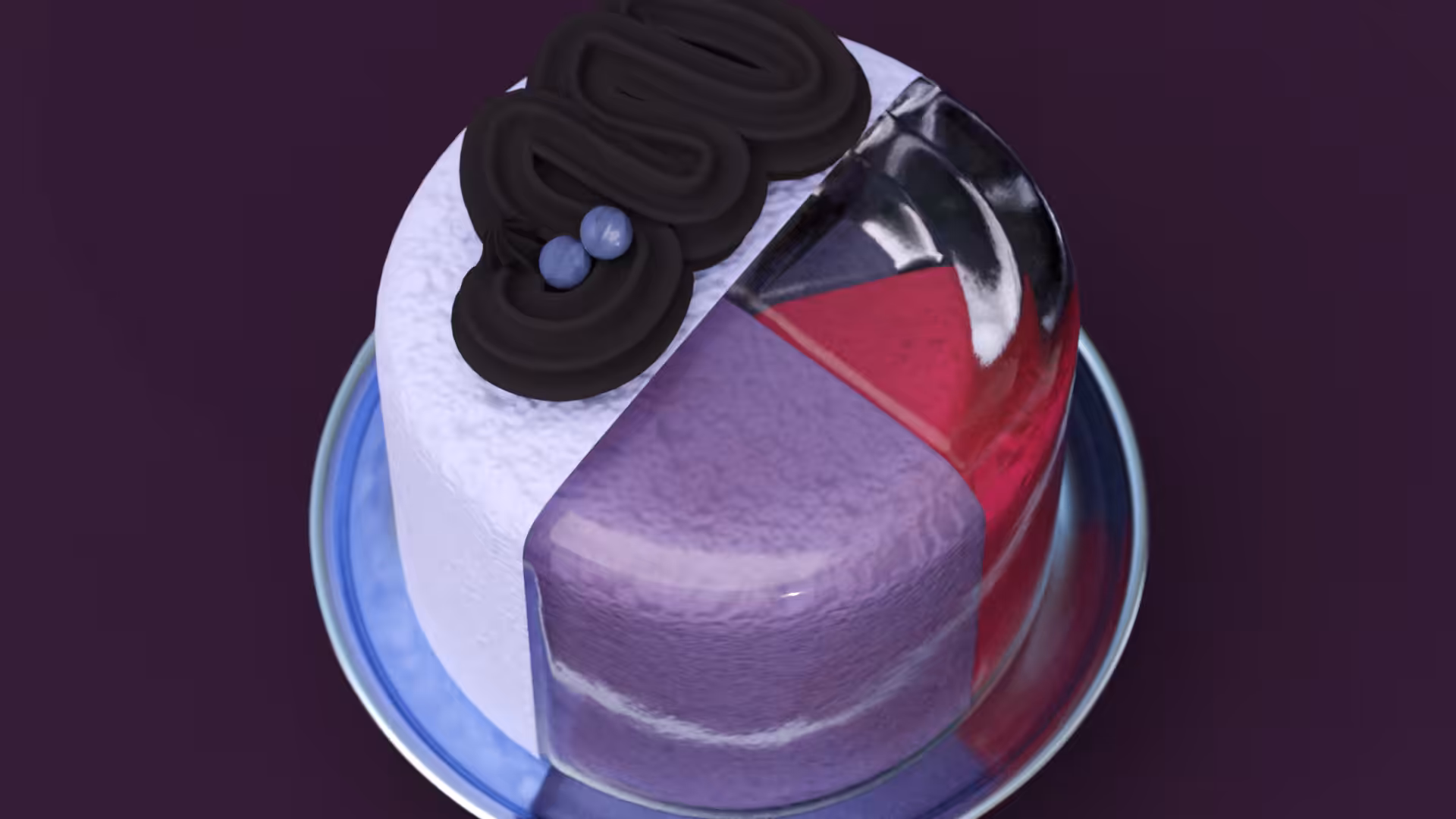 Cake for a youth going on a journey alone - Berry