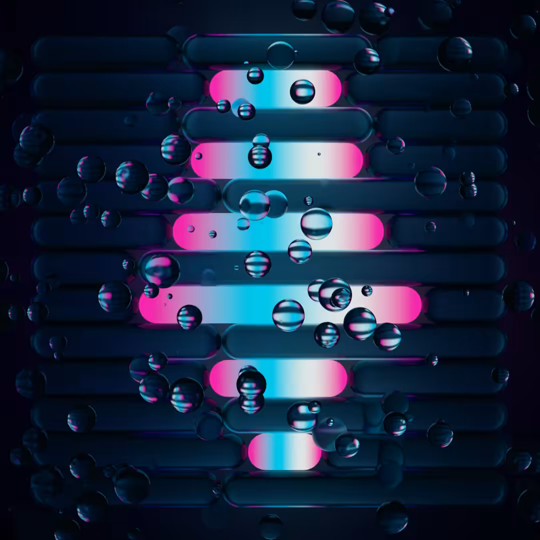 Neon capsule grid #2