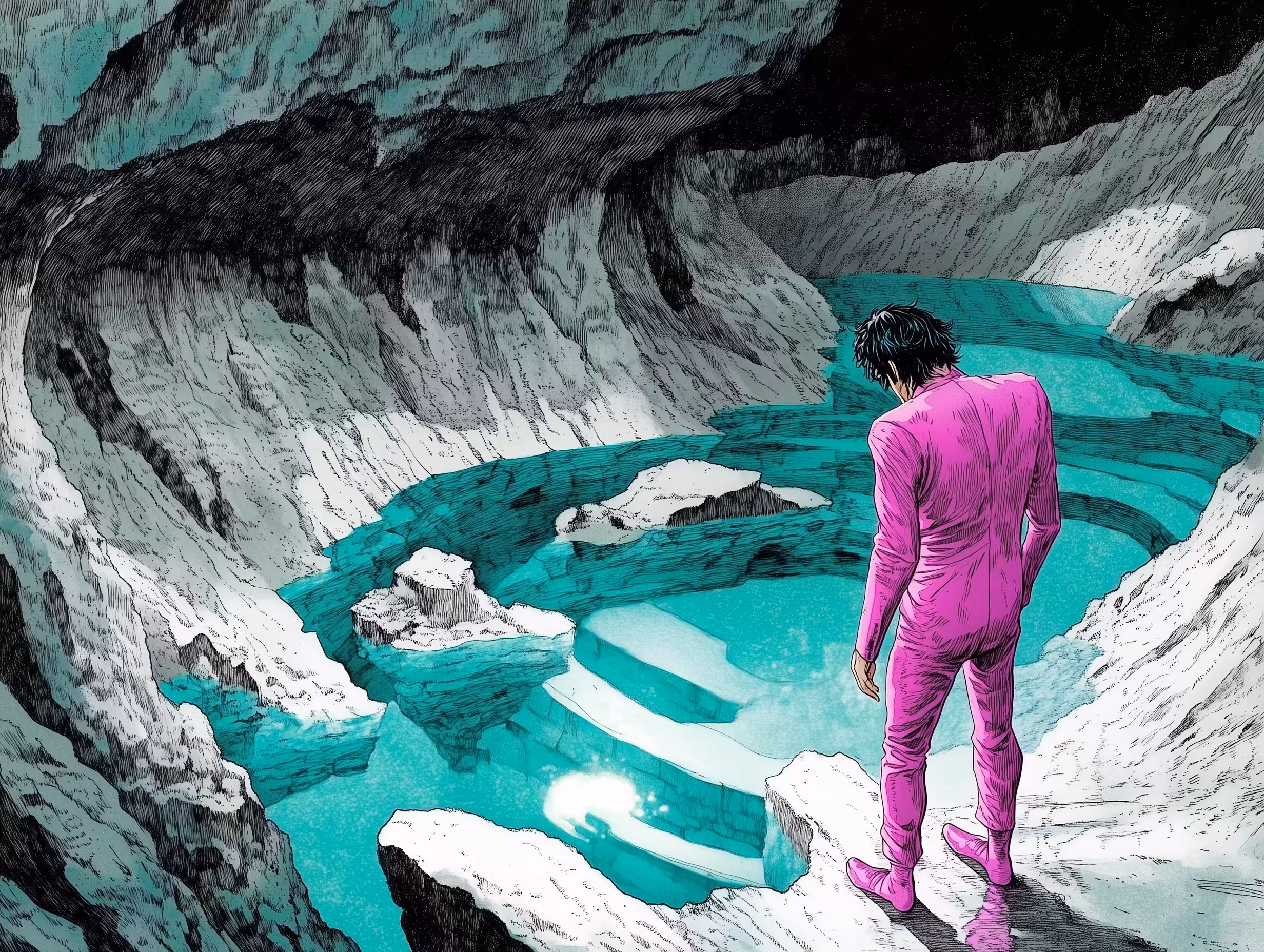 ⓅⒾⓃⓀ ⓈⓉⓄⓃⒺⓈ Blue chasm