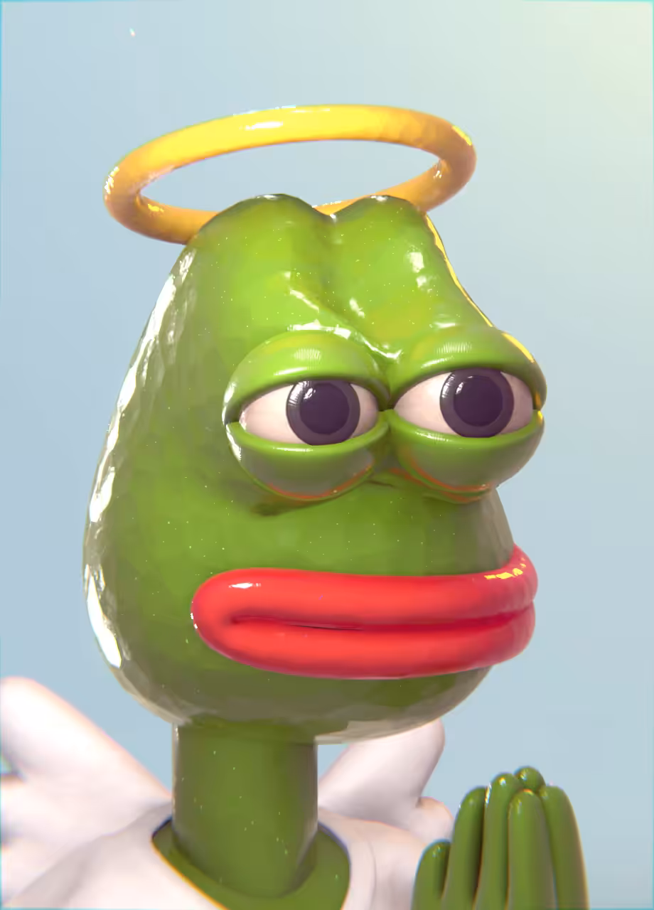 Crypto dude #017 - Pepe Angel