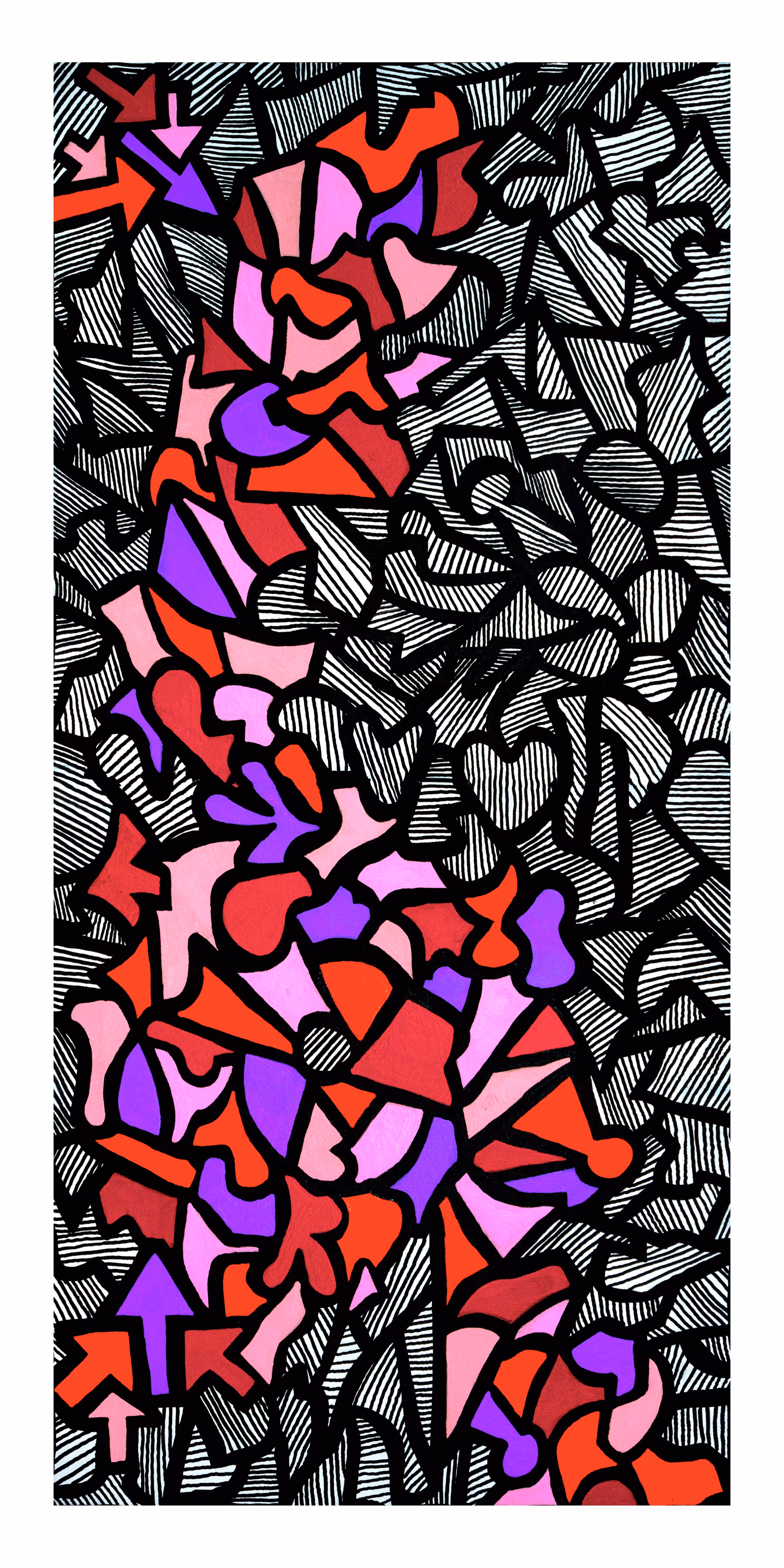 Jason Ostro - Exploration in Animals - Giraffe (Edition of 8)(Red)