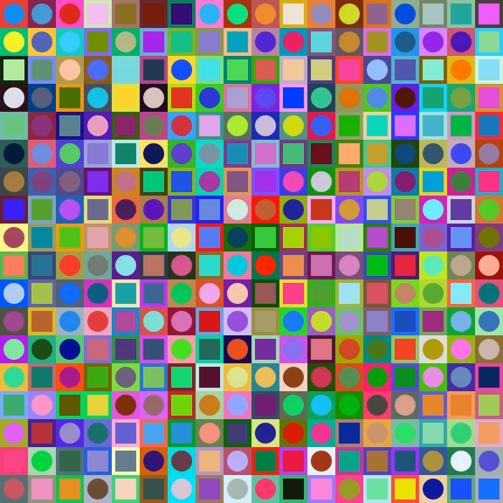 Square Dot Composition #284