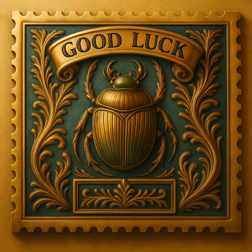 Scarab – Good Luck Stamps