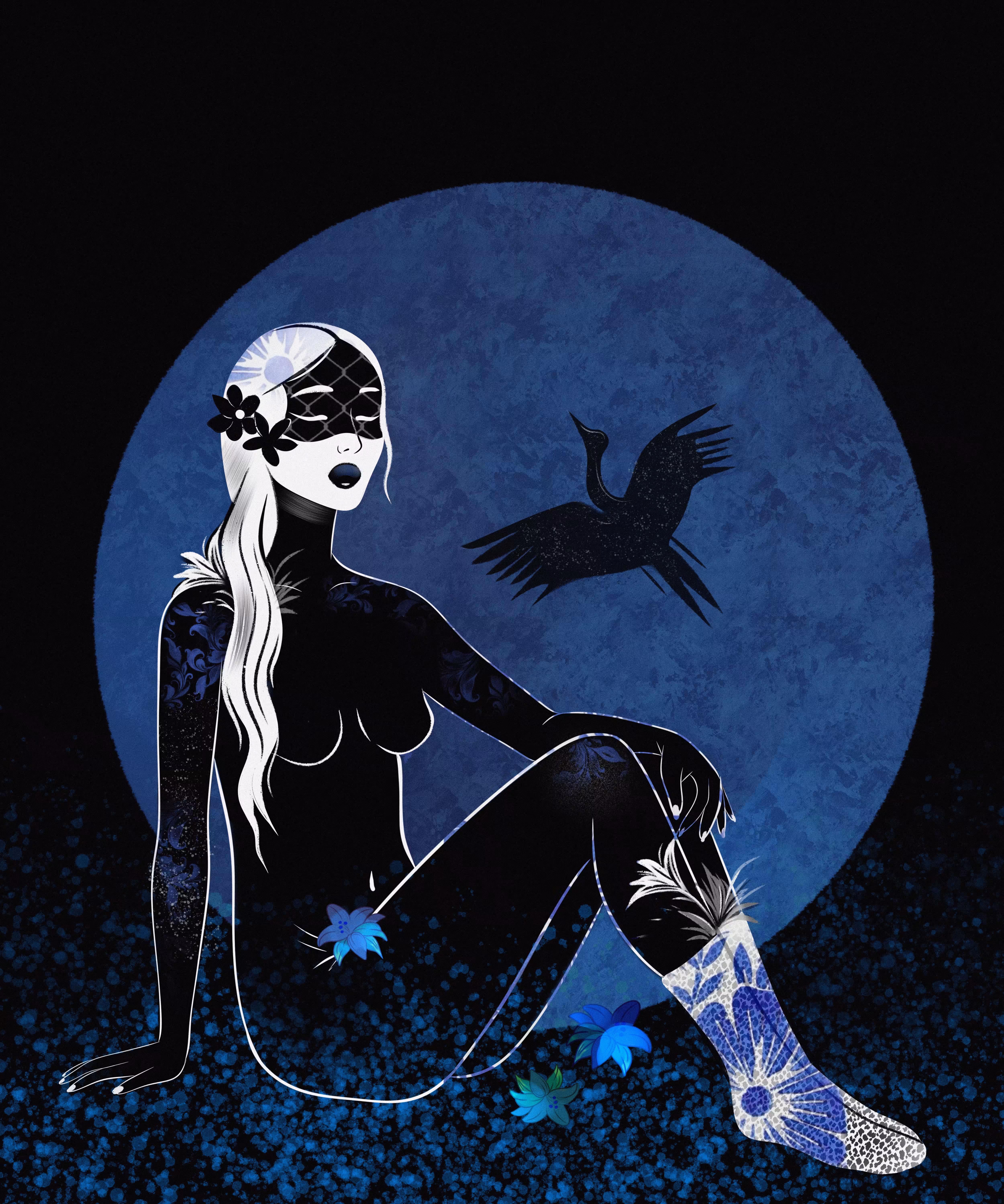 Under the shade of blue