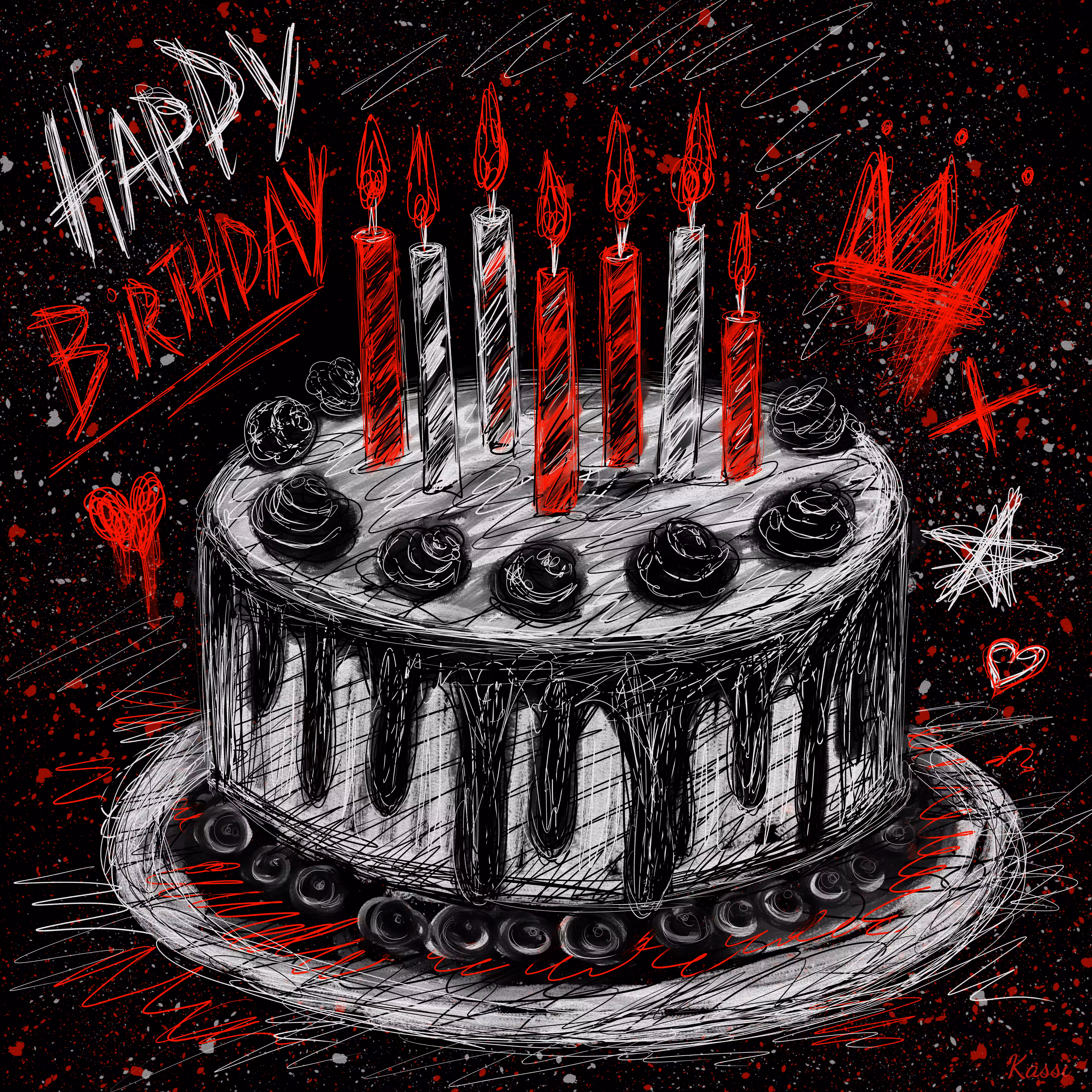 "Dark Birthday Queen"