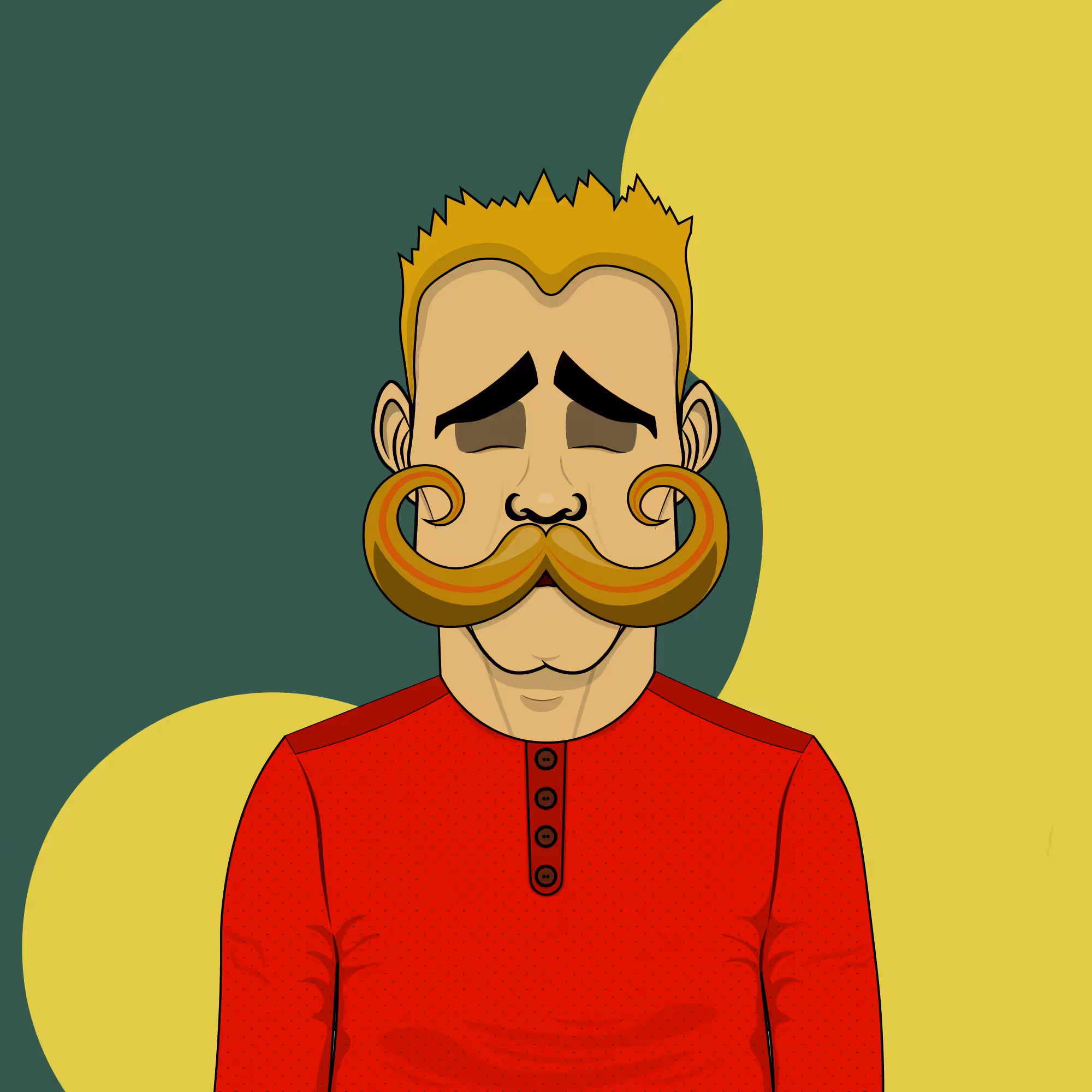 Mustachioed #139