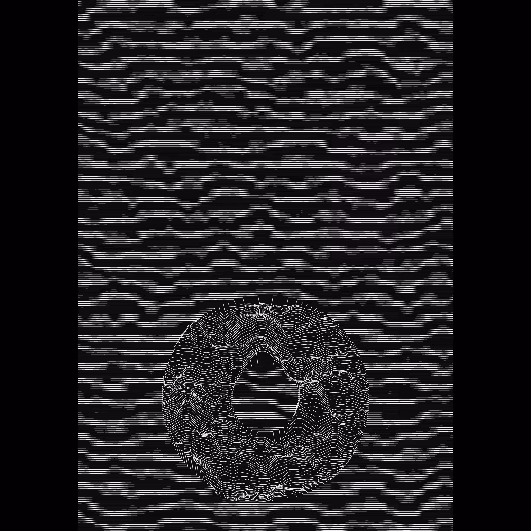Waves Circle (For Plotter) #70