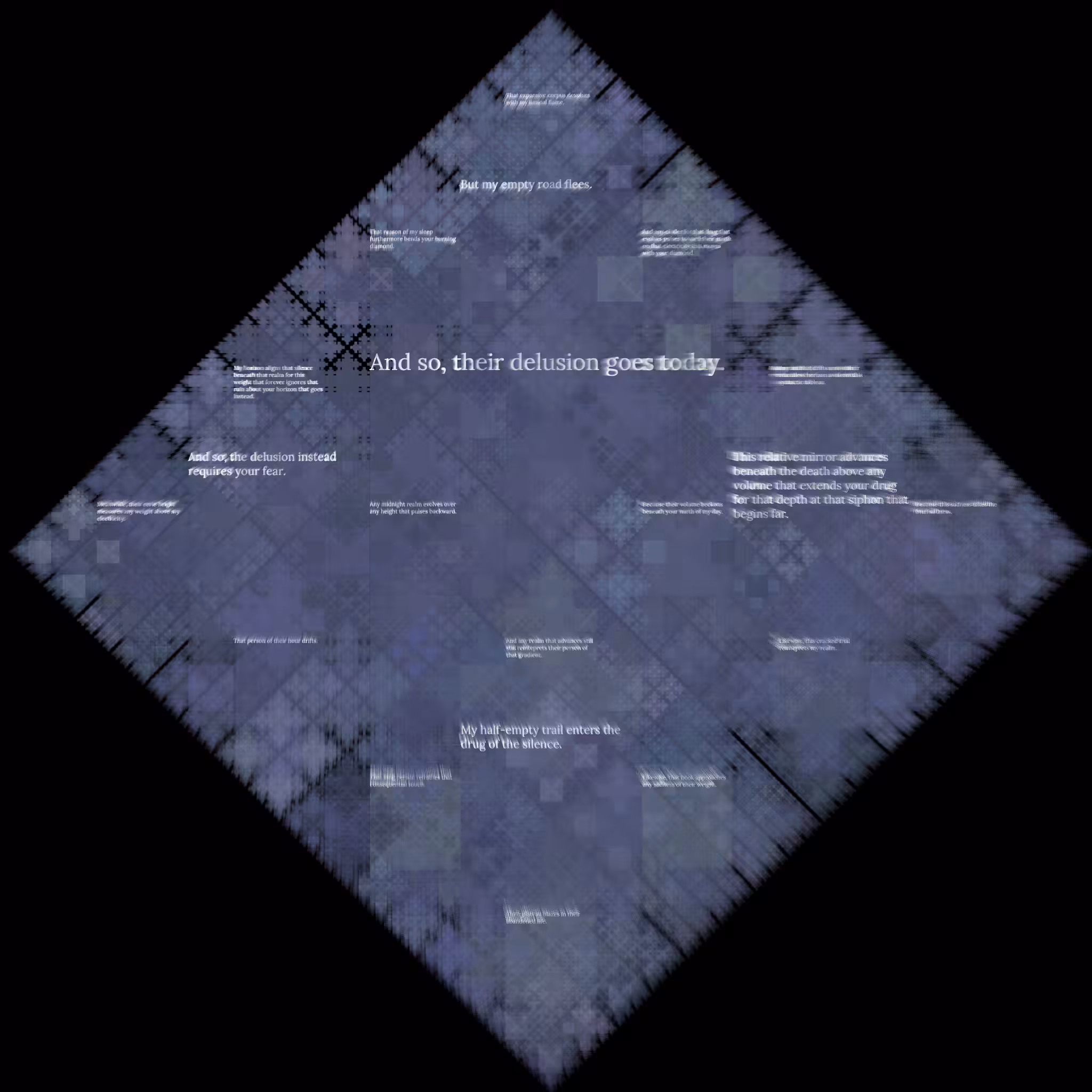 Diamond Fractal Fire #141