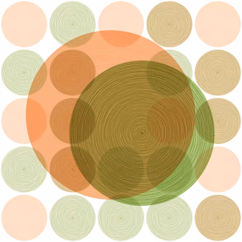 Brushed Circles #89