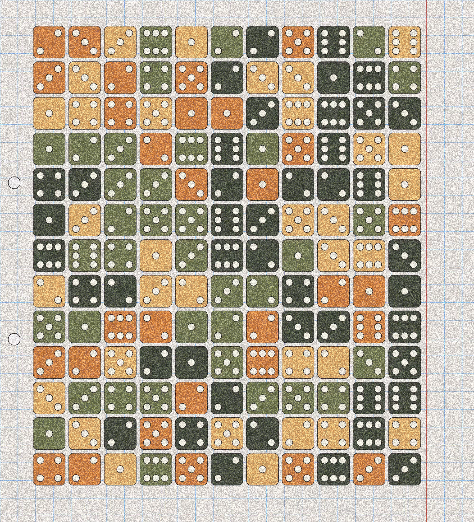 sketchbook page 6: dice roll #36
