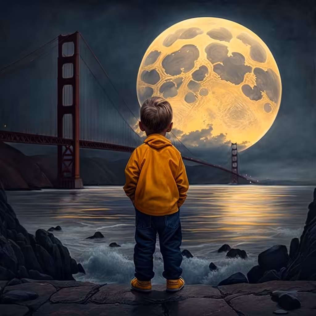 Moonboy in the Bay
