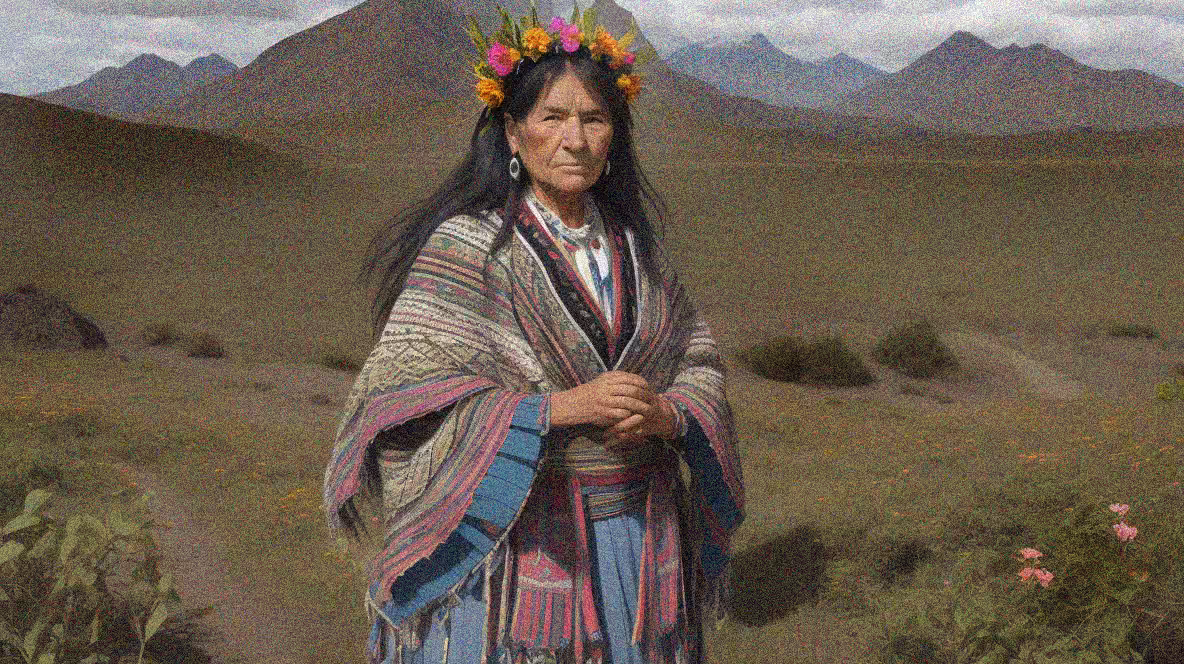 Lidia pasea por las montañas