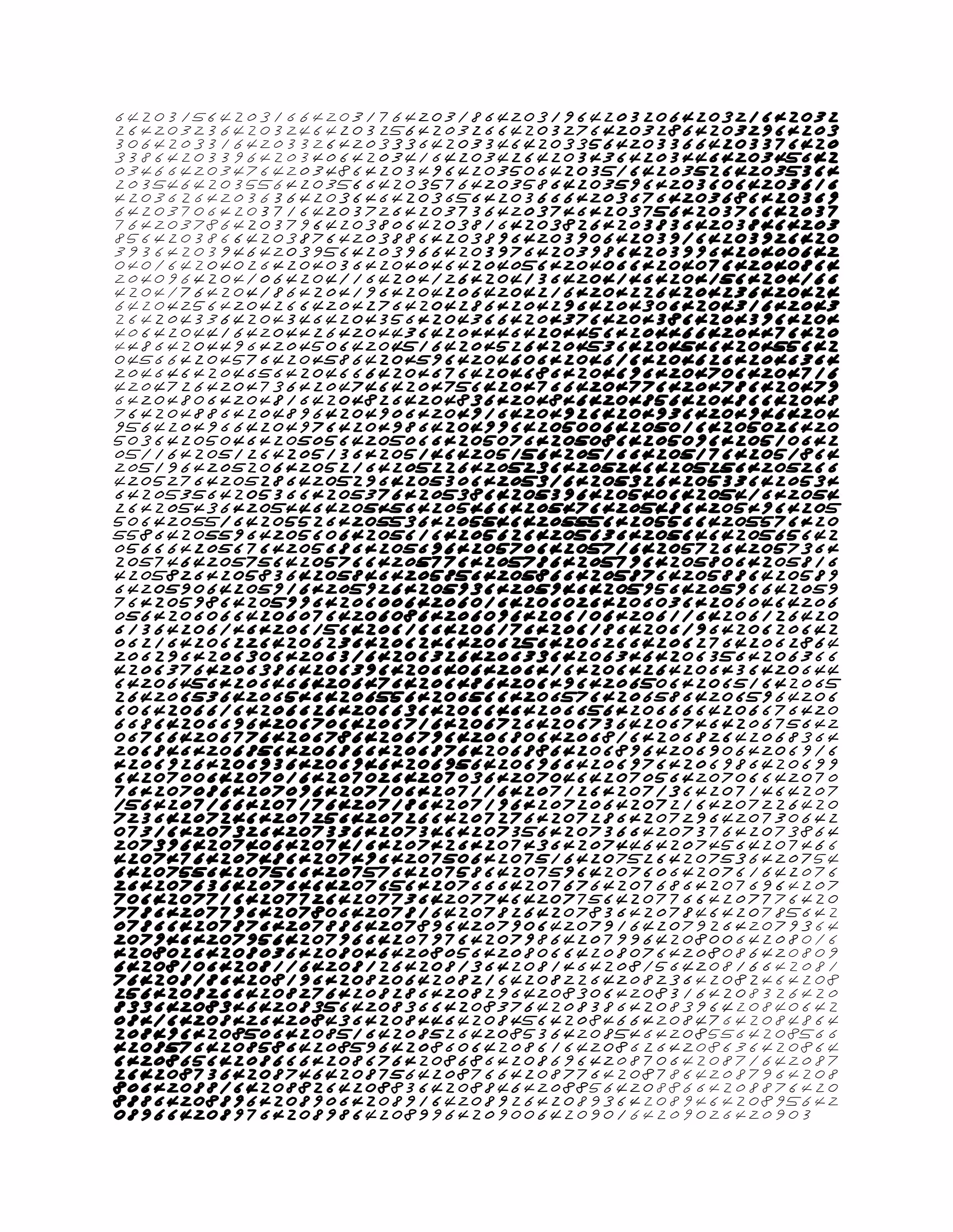 Endless (5,607,250 to Infinity) #2800